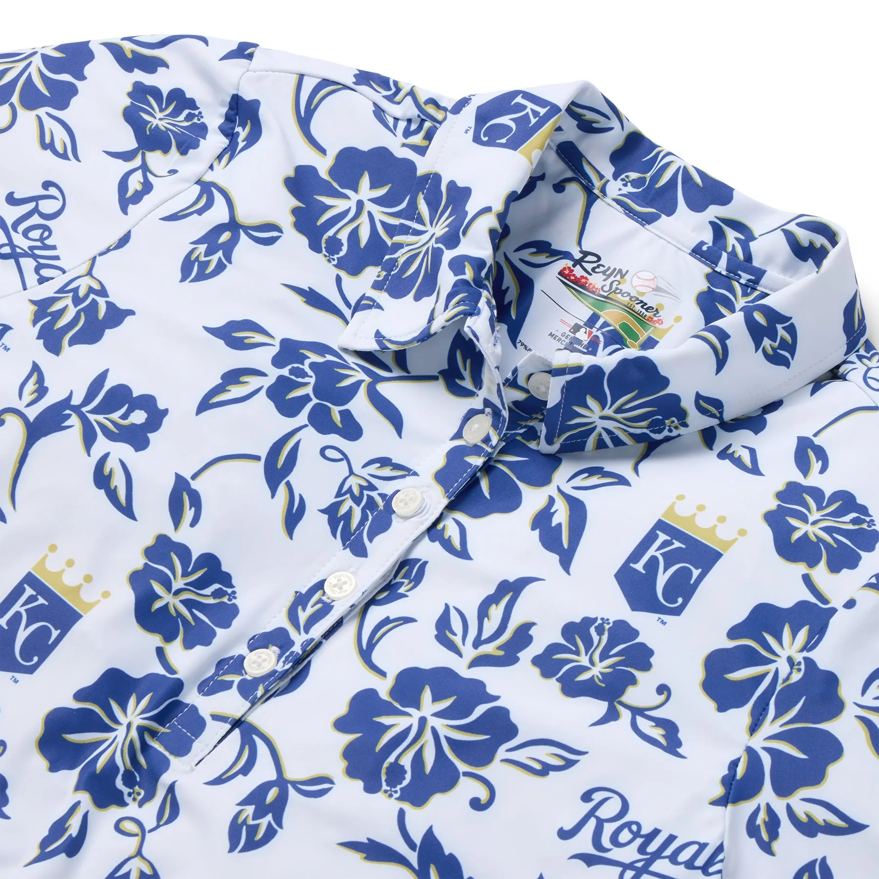 MLB® WOMEN'S KANSAS CITY ROYALS GAME DAY PERFORMANCE POLO sold by Reyn Spooner product image thumbnail 5