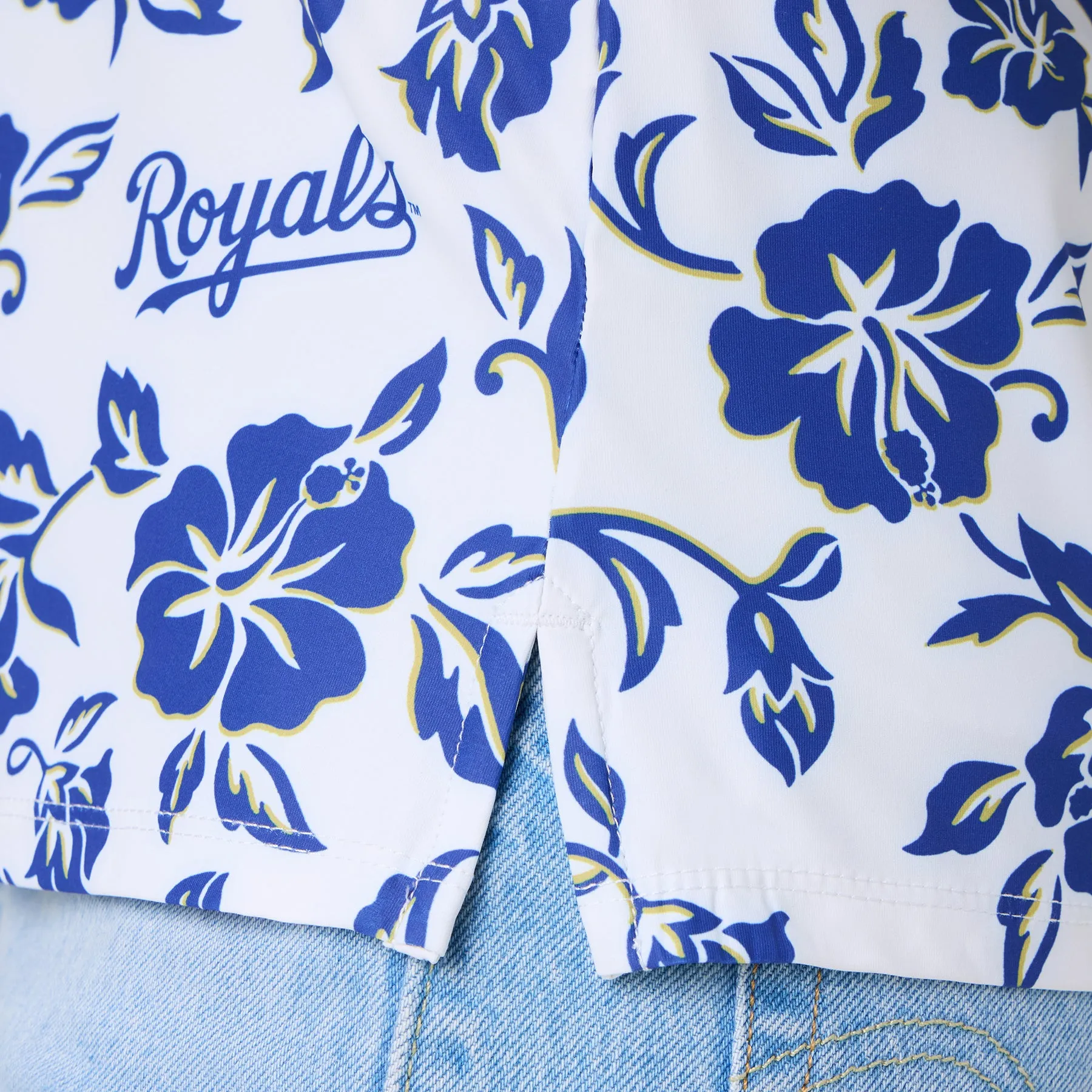 MLB® WOMEN'S KANSAS CITY ROYALS GAME DAY PERFORMANCE POLO sold by Reyn Spooner product image thumbnail 3