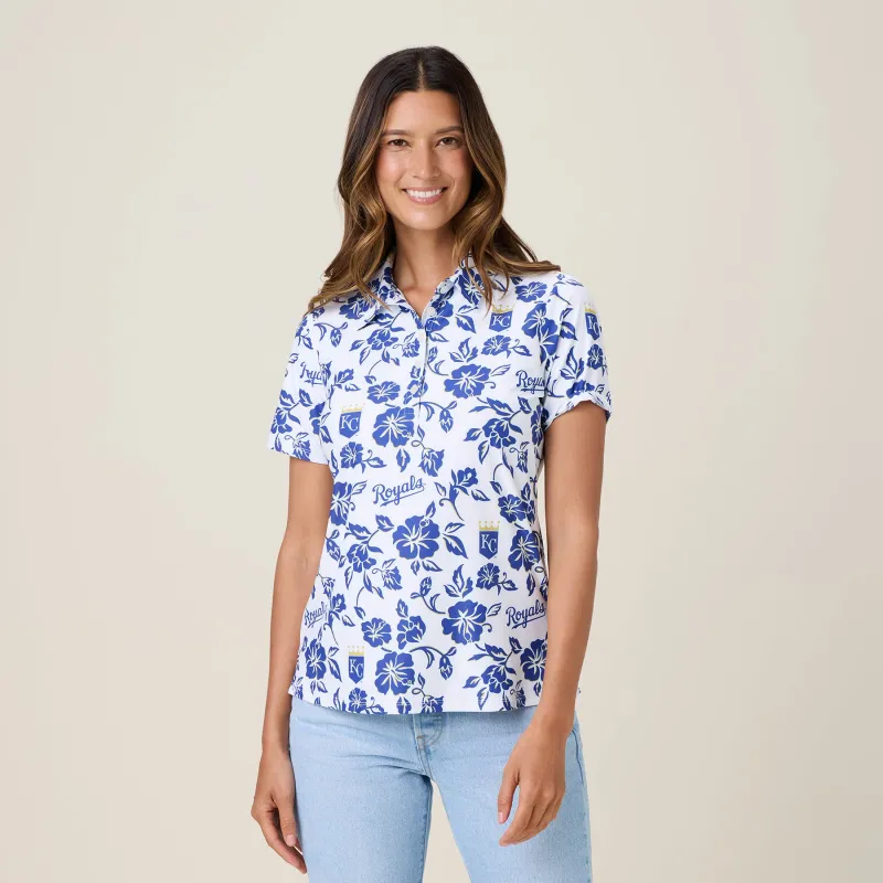 MLB® WOMEN'S KANSAS CITY ROYALS GAME DAY PERFORMANCE POLO sold by Reyn Spooner
