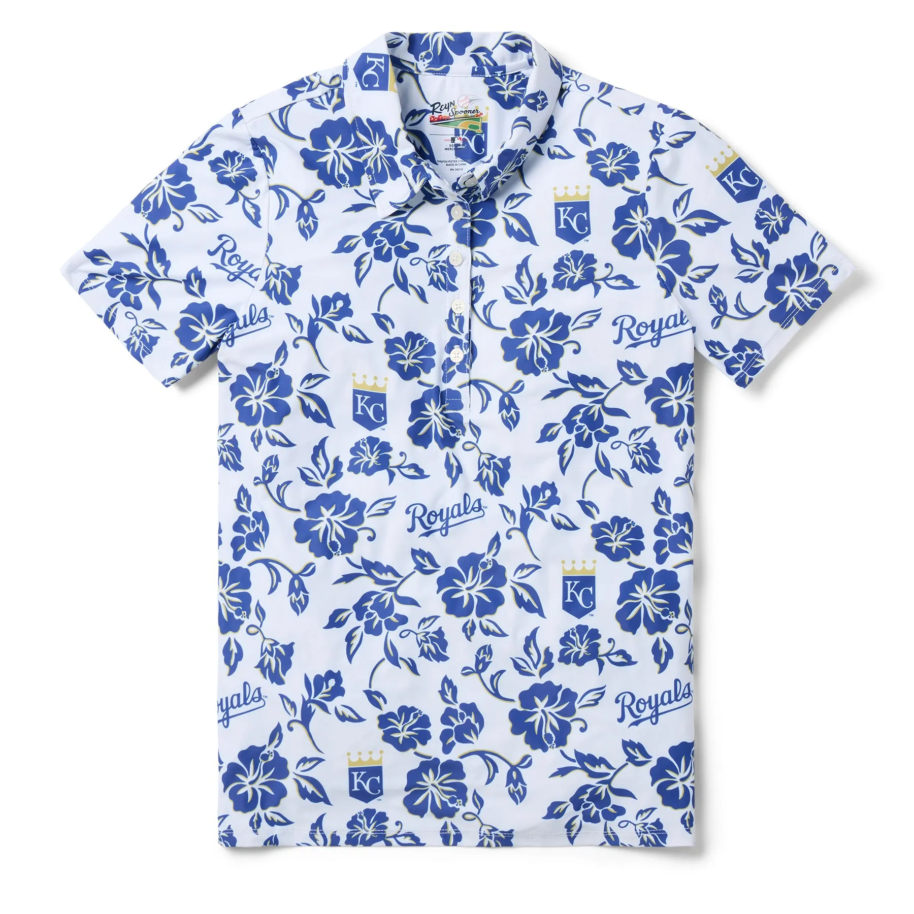 MLB® WOMEN'S KANSAS CITY ROYALS GAME DAY PERFORMANCE POLO sold by Reyn Spooner product image thumbnail 4