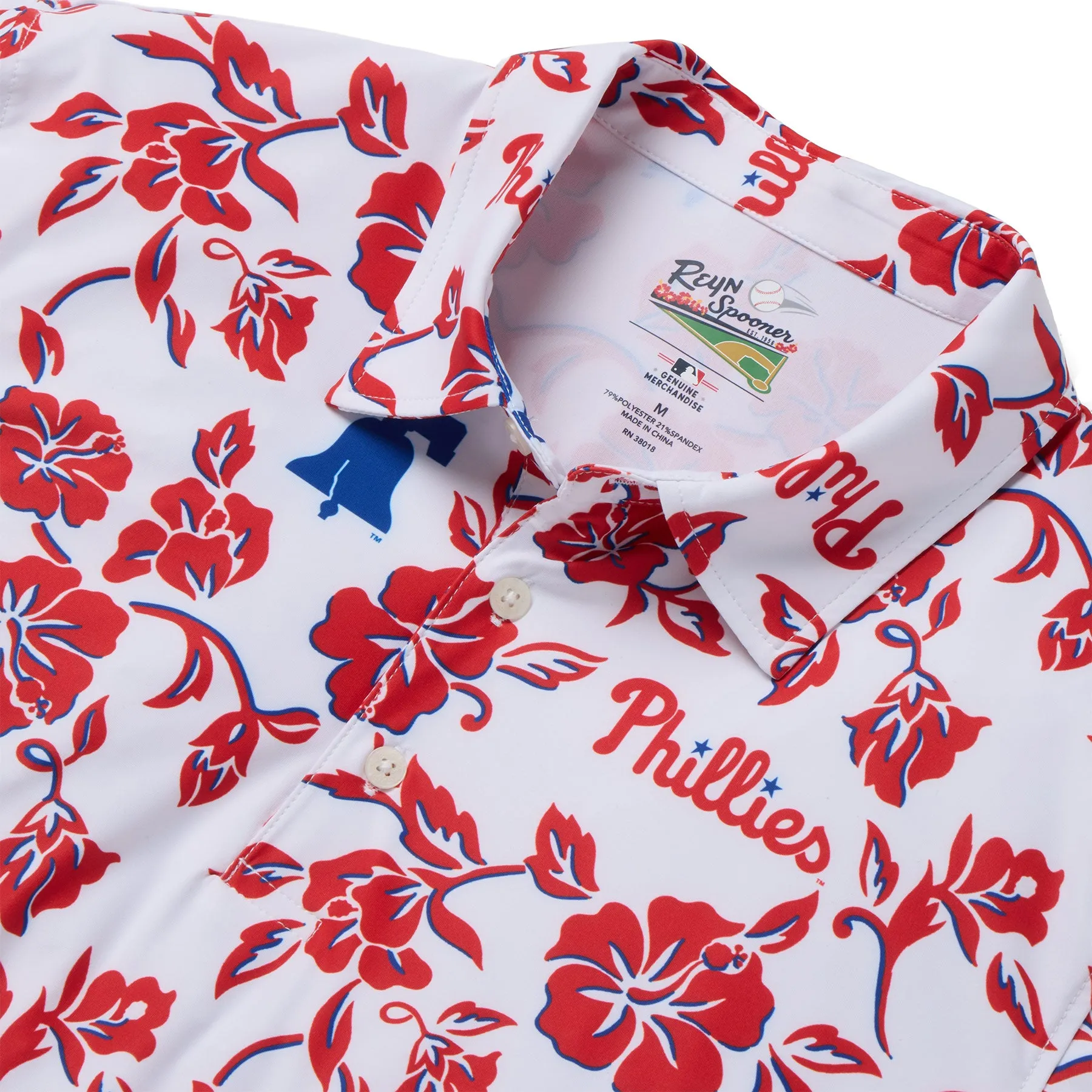 MLB® PHILADELPHIA PHILLIES GAME DAY PERFORMANCE POLO sold by Reyn Spooner product image thumbnail 2