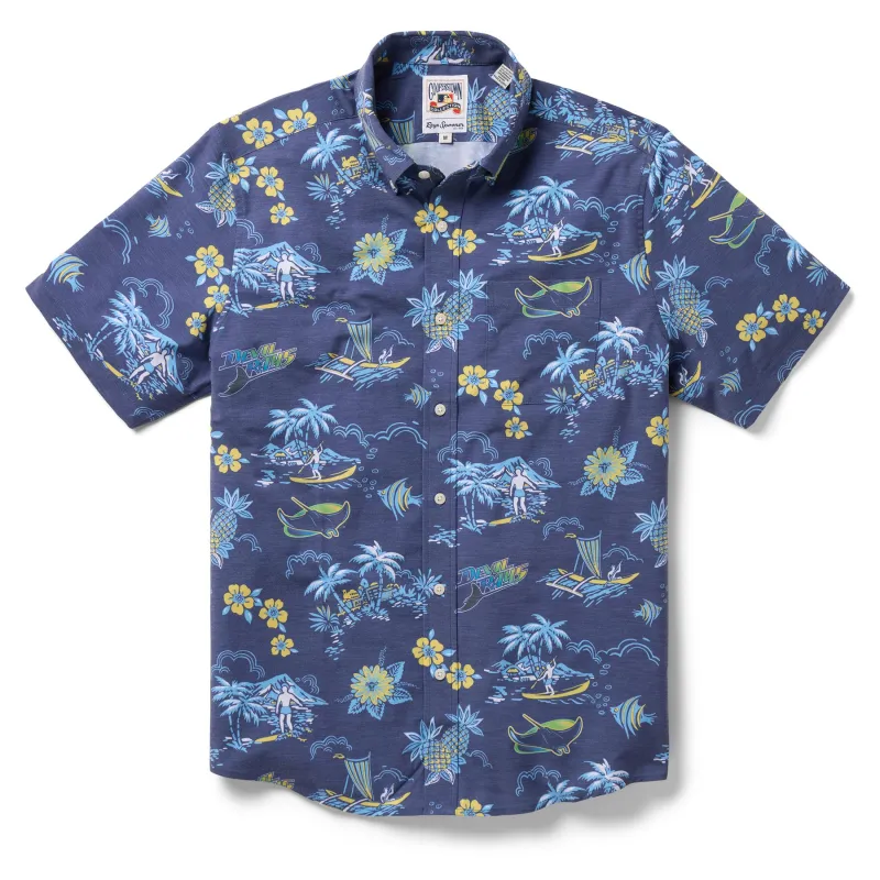 MLB® TAMPA BAY RAYS COOPERSTOWN PERFORMANCE BUTTON FRONT sold by Reyn Spooner