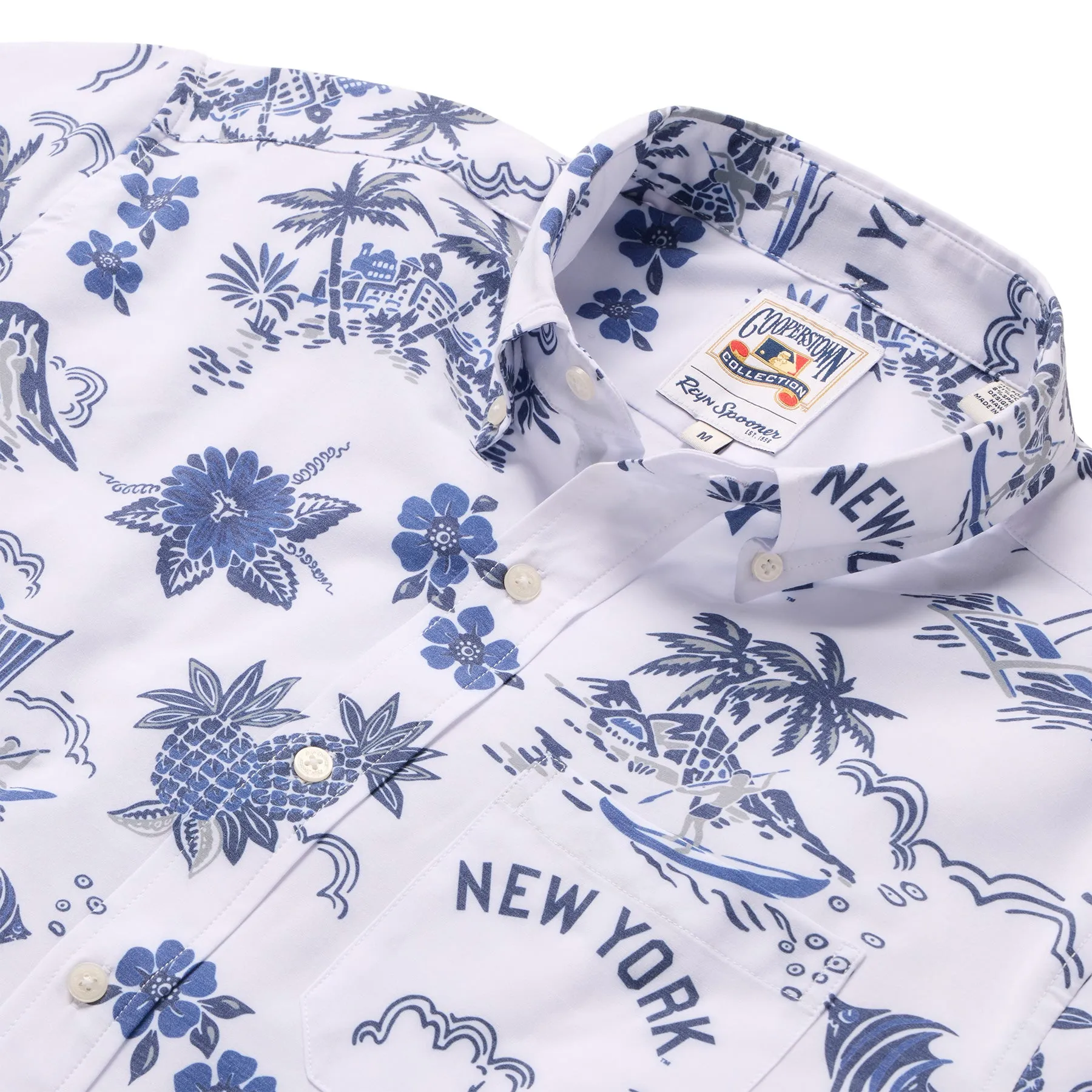 MLB® NEW YORK YANKEES COOPERSTOWN PERFORMANCE BUTTON FRONT sold by Reyn Spooner product image thumbnail 2