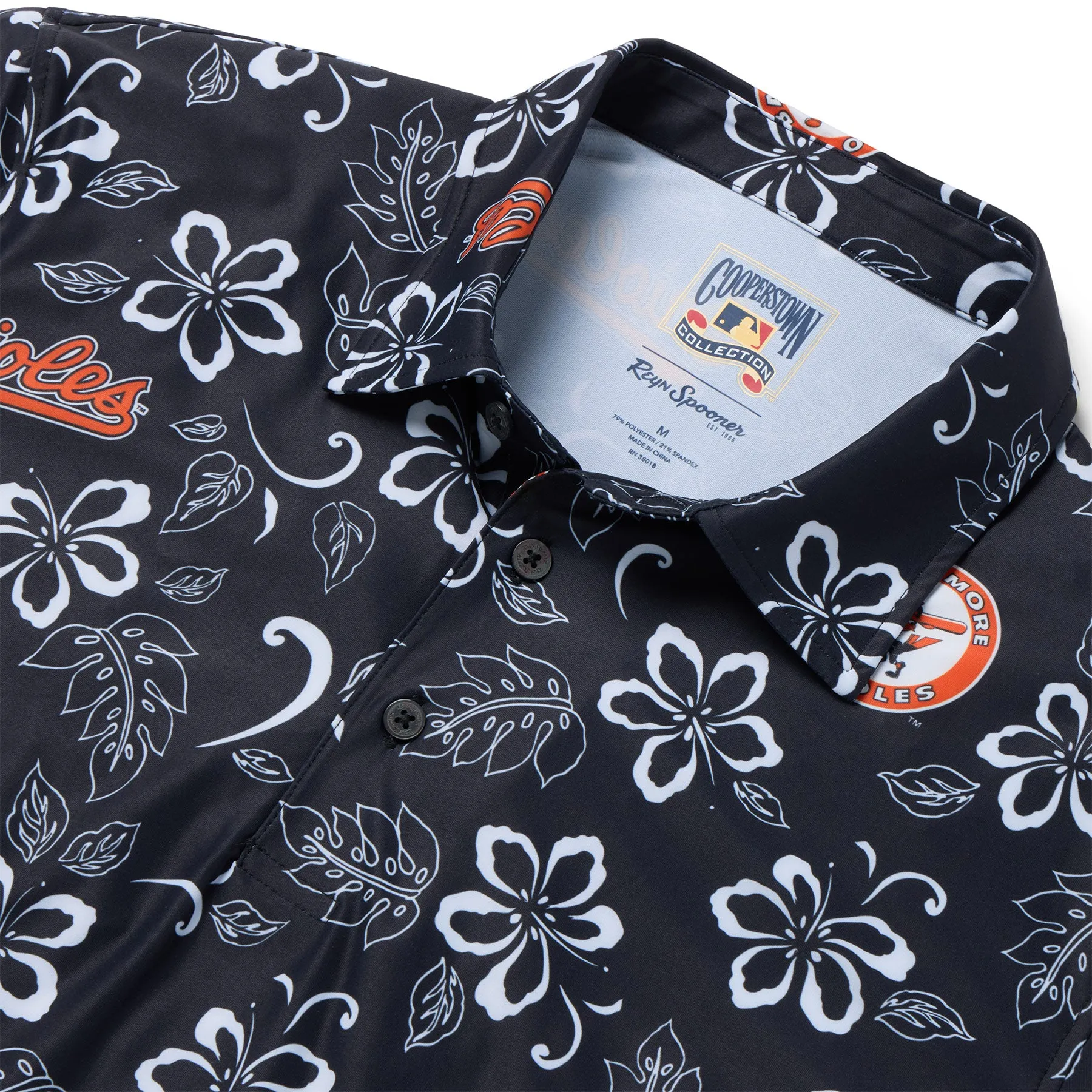 MLB® BALTIMORE ORIOLES COOPERSTOWN PERFORMANCE POLO sold by Reyn Spooner product image thumbnail 2