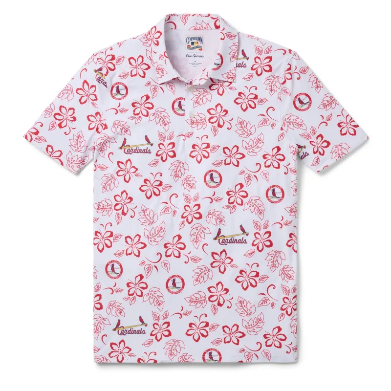 MLB® ST. LOUIS CARDINALS COOPERSTOWN PERFORMANCE POLO sold by Reyn Spooner