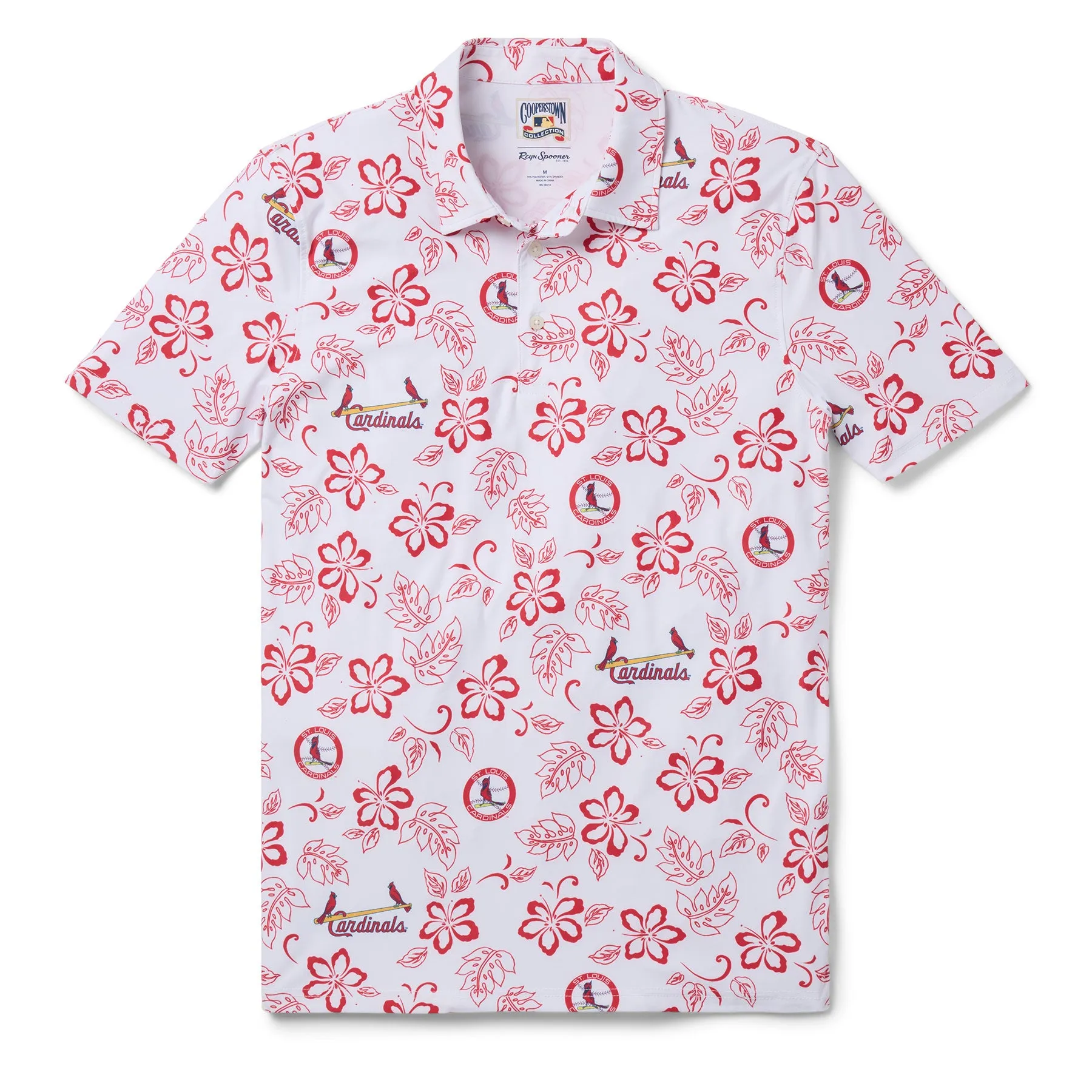 MLB® ST. LOUIS CARDINALS COOPERSTOWN PERFORMANCE POLO sold by Reyn Spooner