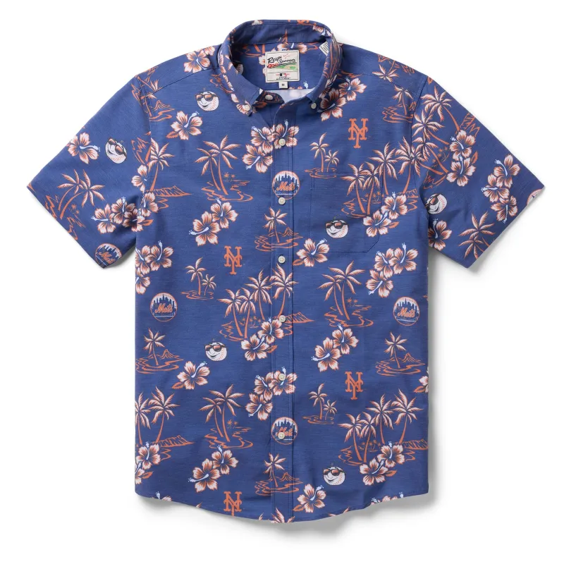 MLB® NEW YORK METS GAME DAY PERFORMANCE BUTTON FRONT sold by Reyn Spooner