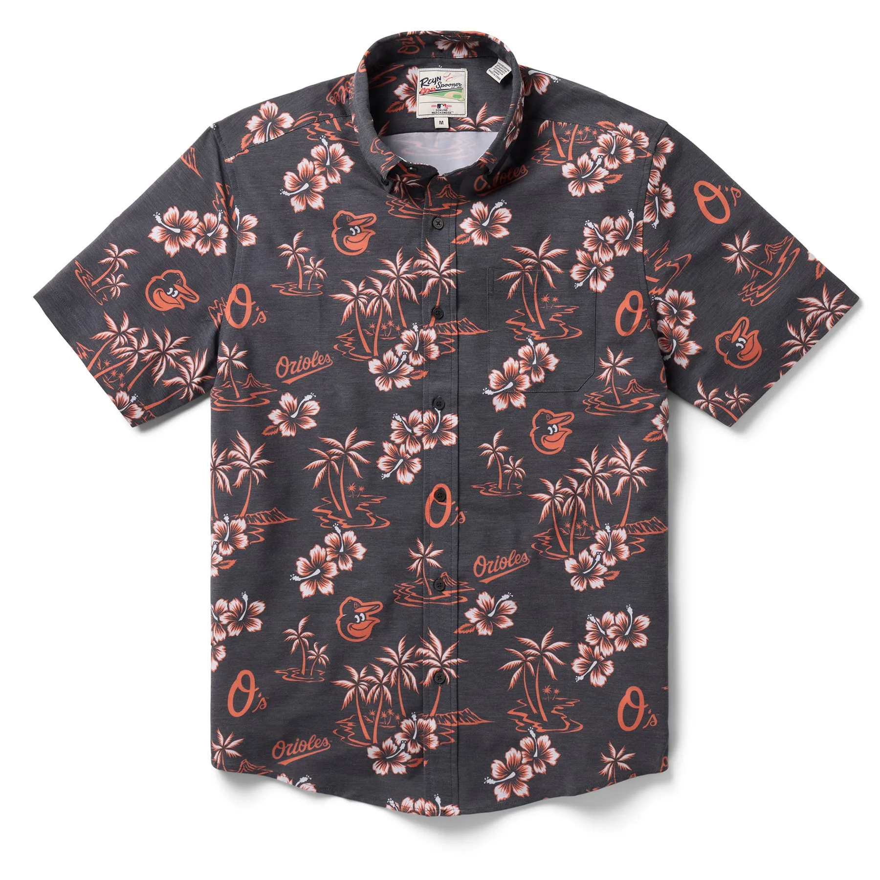 MLB® BALTIMORE ORIOLES GAME DAY PERFORMANCE BUTTON FRONT sold by Reyn Spooner