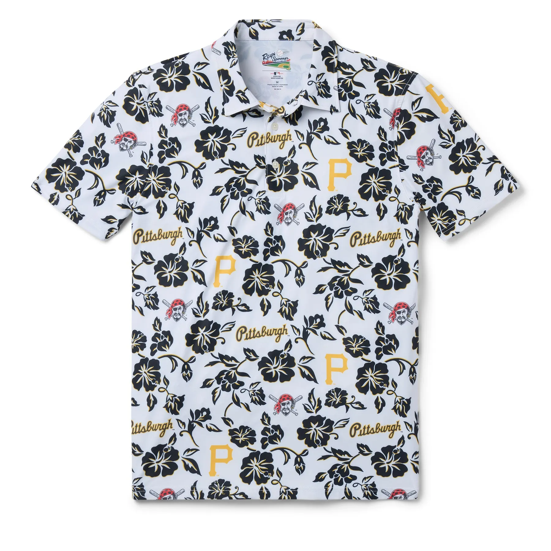 MLB® PITTSBURGH PIRATES GAME DAY PERFORMANCE POLO sold by Reyn Spooner