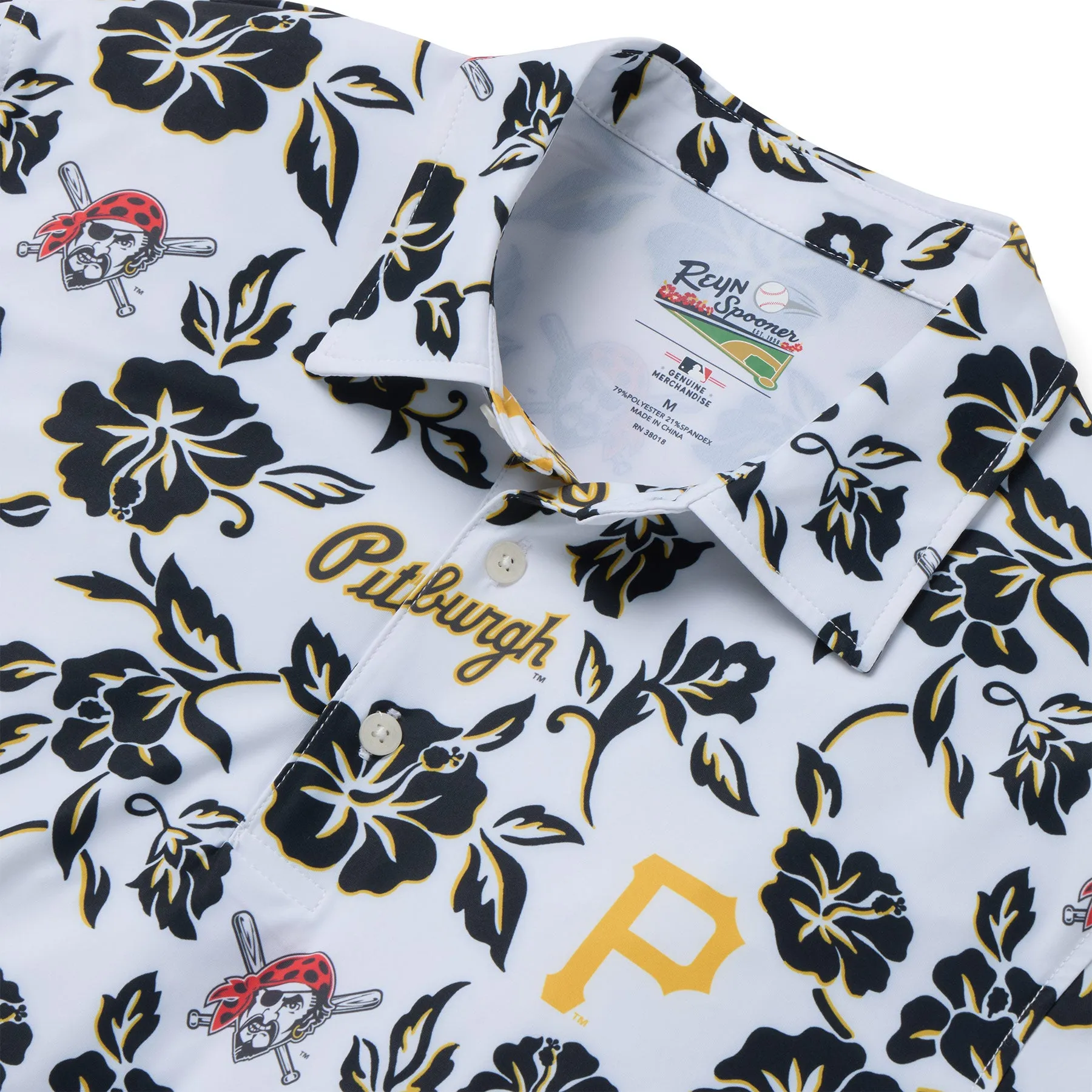 MLB® PITTSBURGH PIRATES GAME DAY PERFORMANCE POLO sold by Reyn Spooner product image thumbnail 2