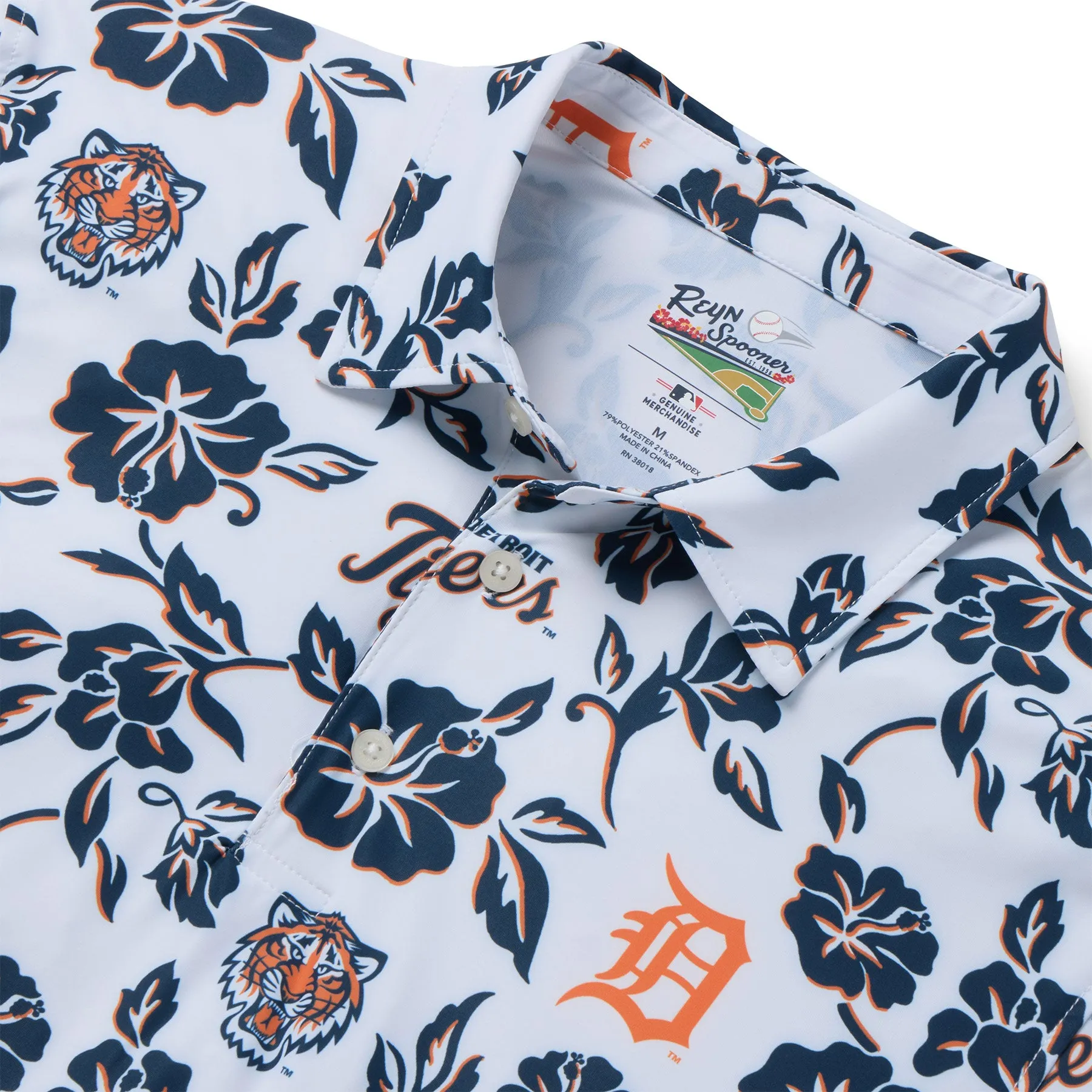 MLB® DETROIT TIGERS GAME DAY PERFORMANCE POLO sold by Reyn Spooner product image thumbnail 2