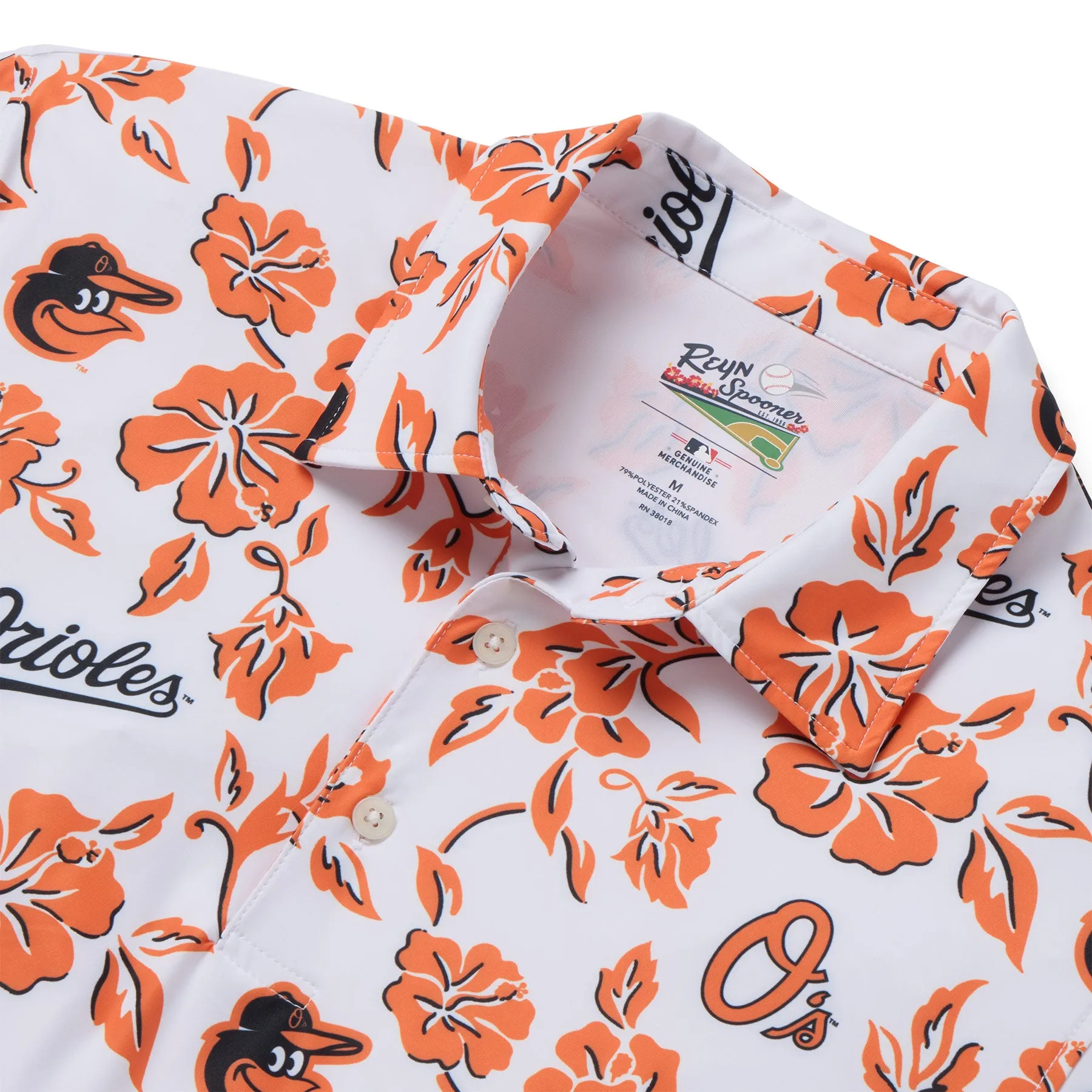 MLB® BALTIMORE ORIOLES GAME DAY PERFORMANCE POLO sold by Reyn Spooner product image thumbnail 2