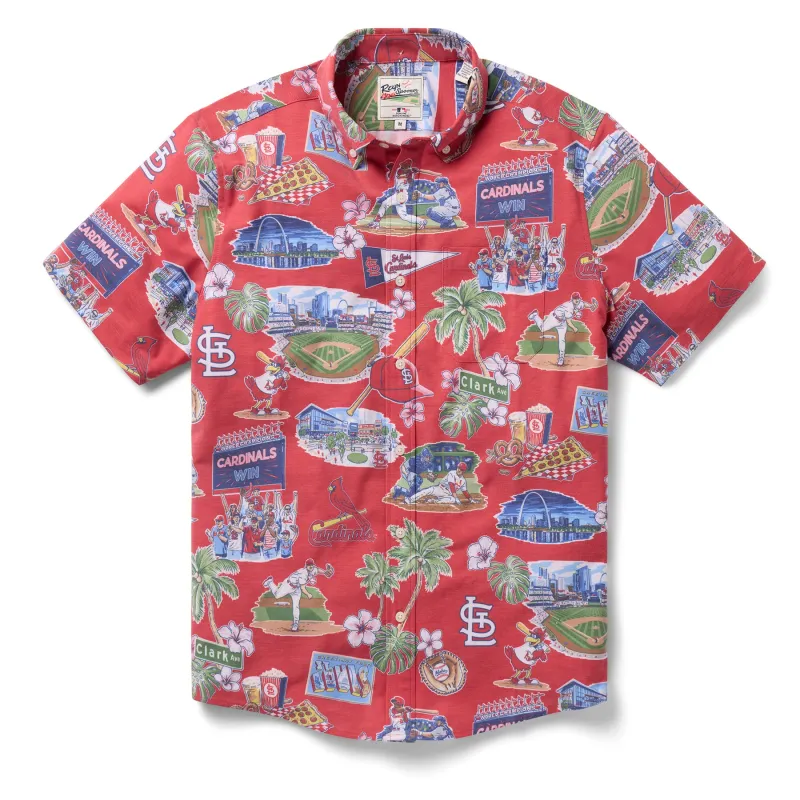 MLB® ST. LOUIS CARDINALS SCENIC PERFORMANCE BUTTON FRONT sold by Reyn Spooner