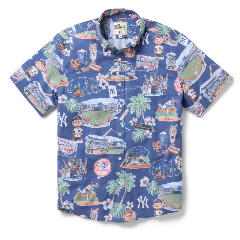 MLB® NEW YORK YANKEES SCENIC PERFORMANCE BUTTON FRONT sold by Reyn Spooner