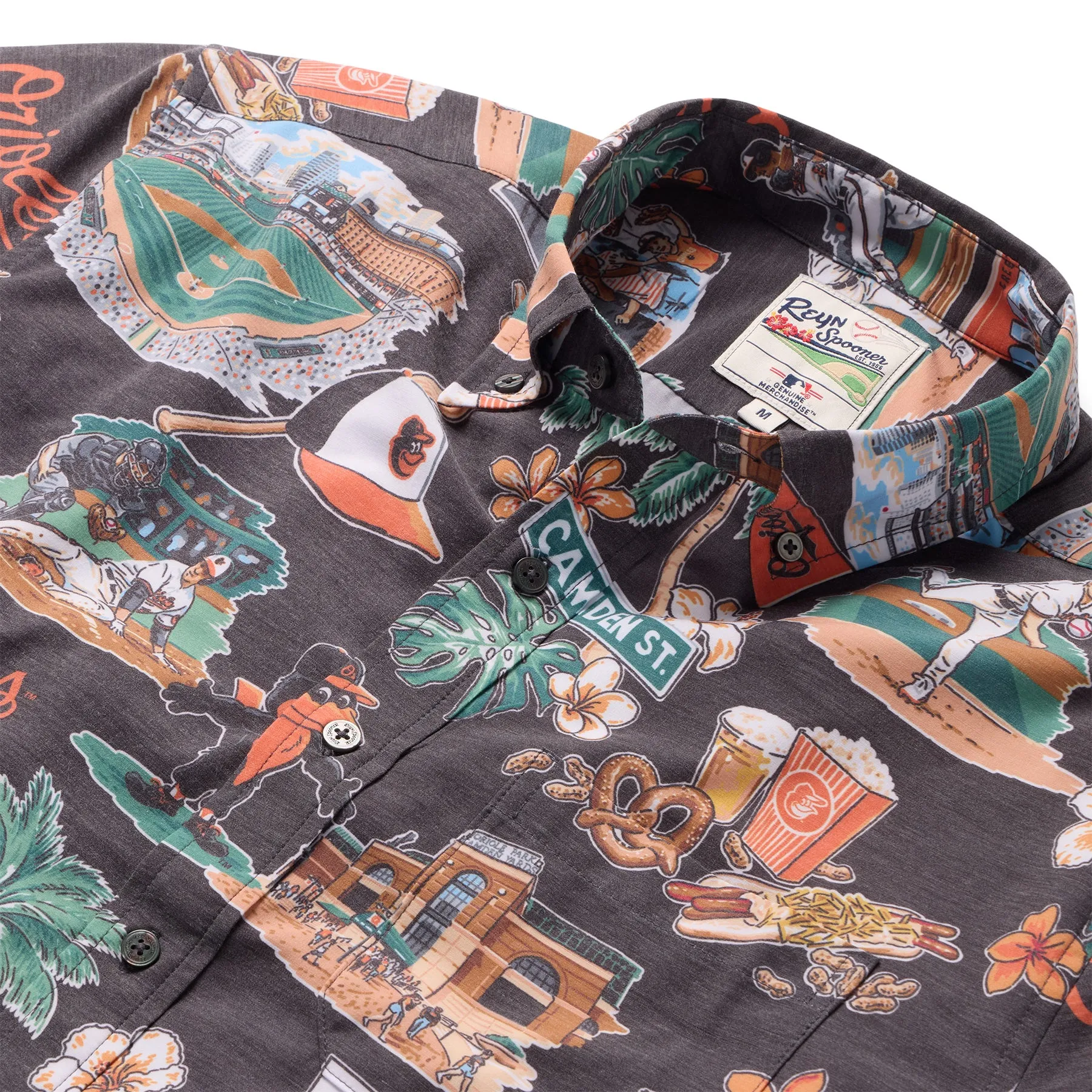 MLB® BALTIMORE ORIOLES SCENIC PERFORMANCE ALOHA SHIRT sold by Reyn Spooner product image thumbnail 2