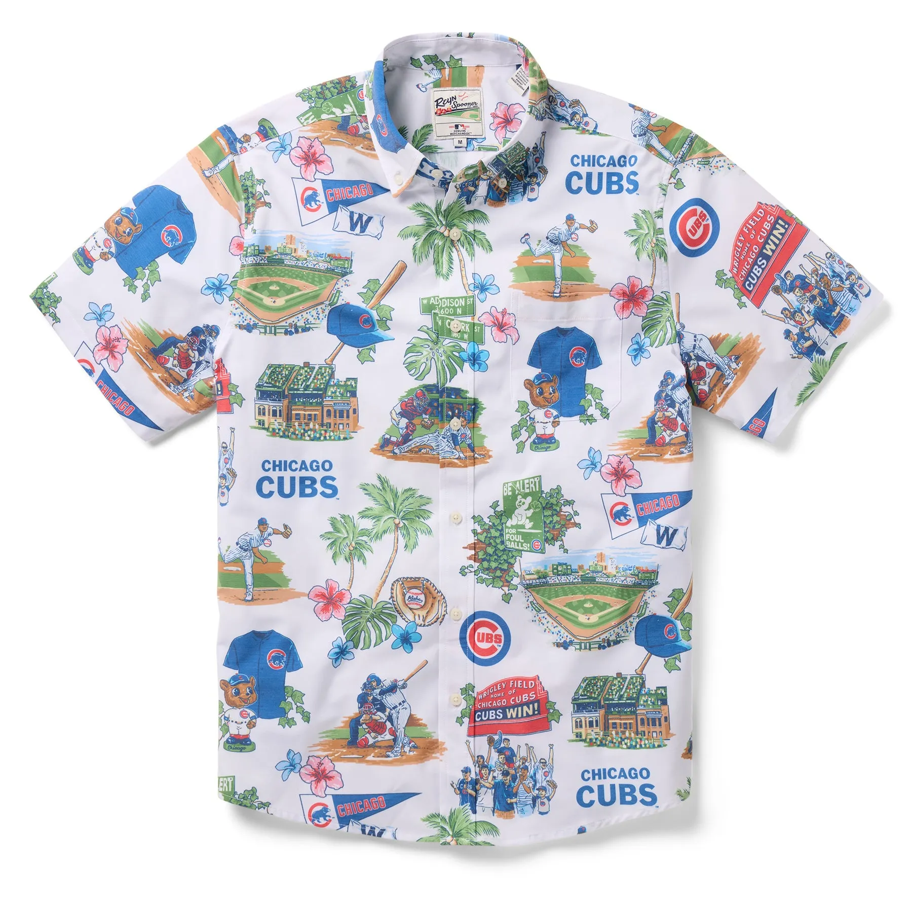 MLB® CHICAGO CUBS SCENIC PERFORMANCE BUTTON FRONT sold by Reyn Spooner product image thumbnail 3