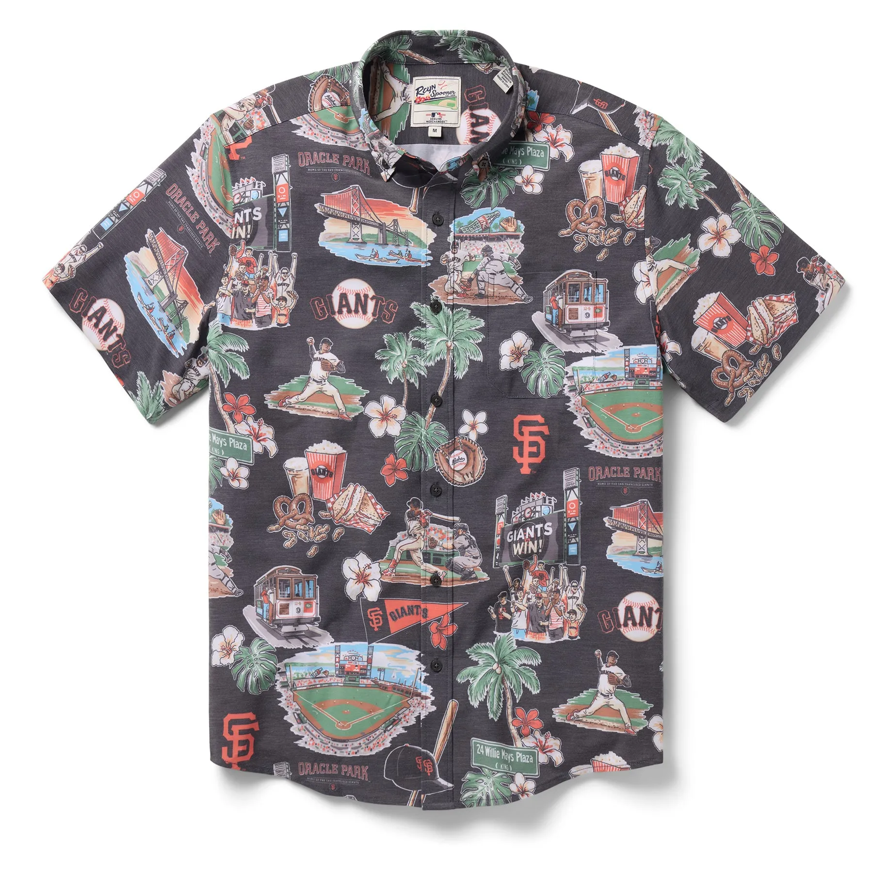 MLB® SAN FRANCISCO GIANTS SCENIC PERFORMANCE BUTTON FRONT sold by Reyn Spooner