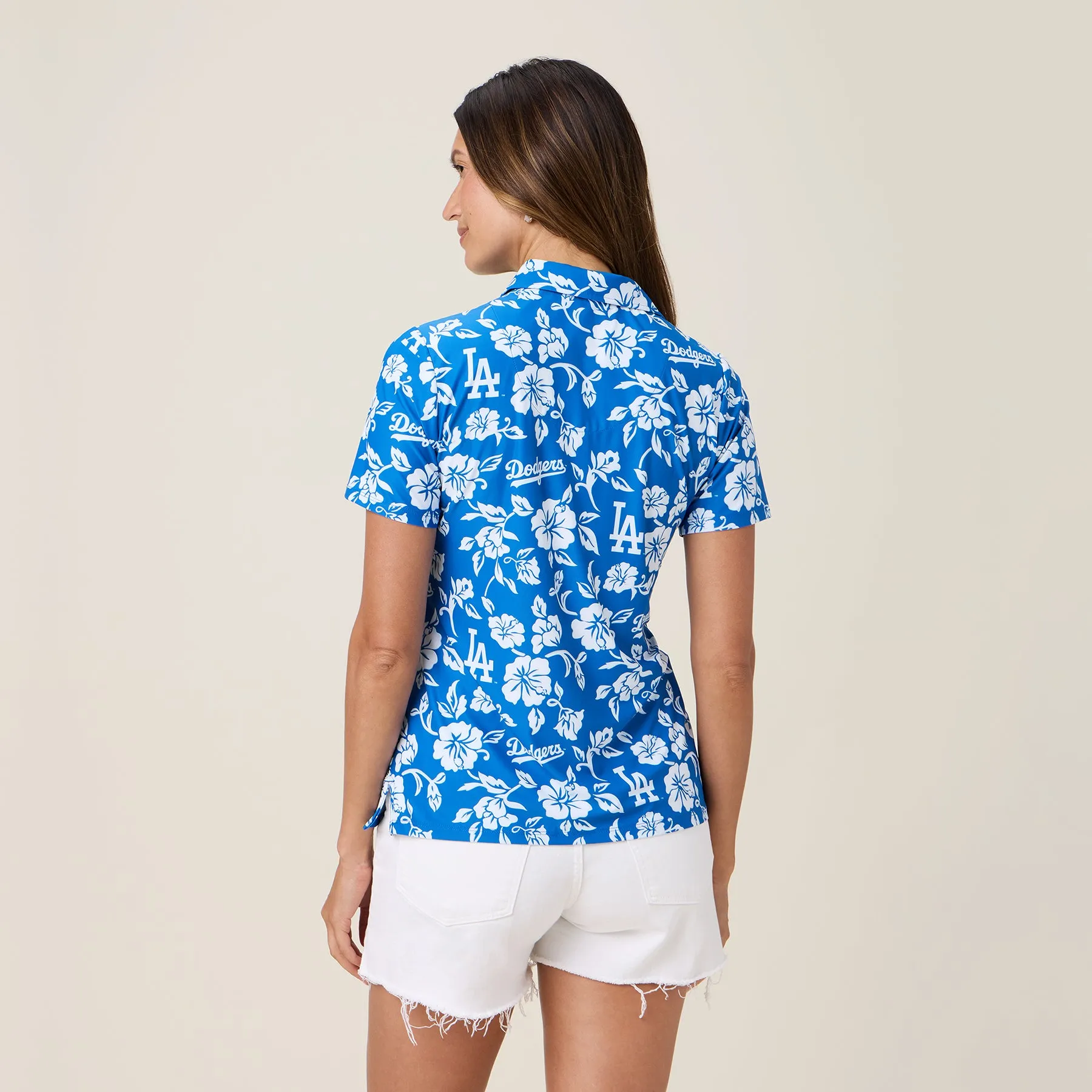 MLB® WOMEN'S LOS ANGELES DODGERS GAME DAY PERFORMANCE POLO sold by Reyn Spooner product image thumbnail 2