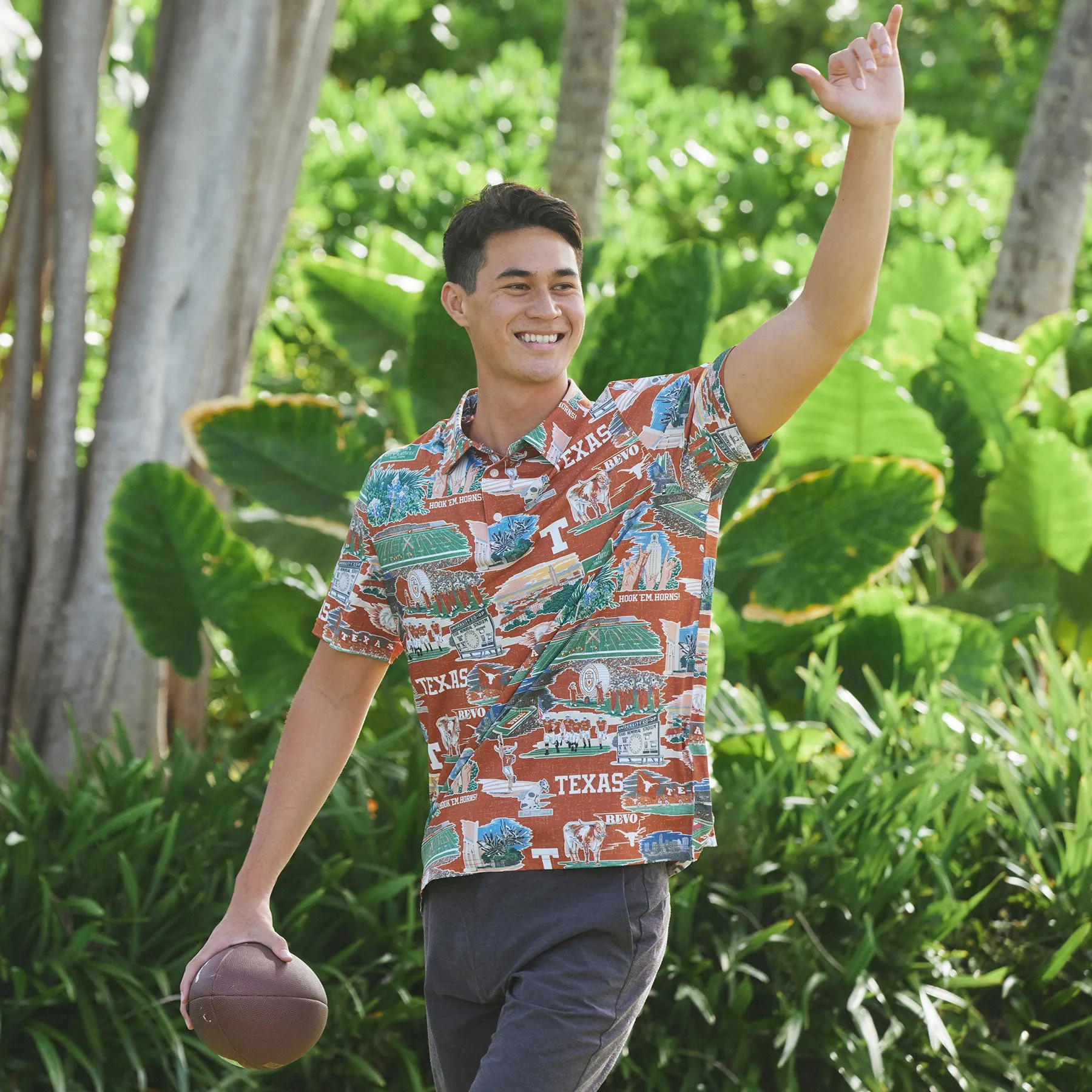 UNIVERSITY OF TEXAS SCENIC PERFORMANCE POLO sold by Reyn Spooner product image thumbnail 5