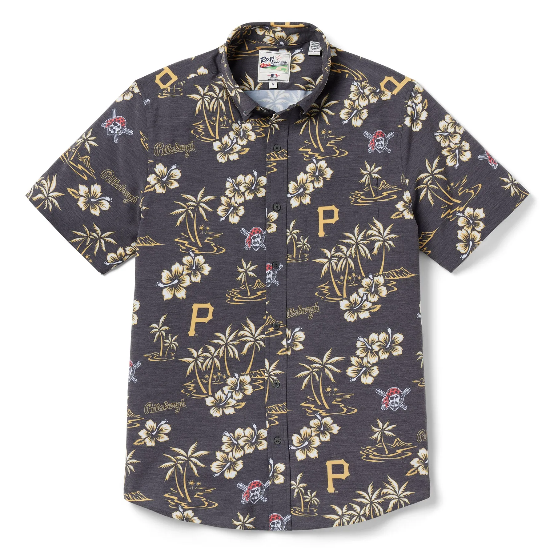 MLB® PITTSBURGH PIRATES GAME DAY PERFORMANCE ALOHA SHIRT sold by Reyn Spooner