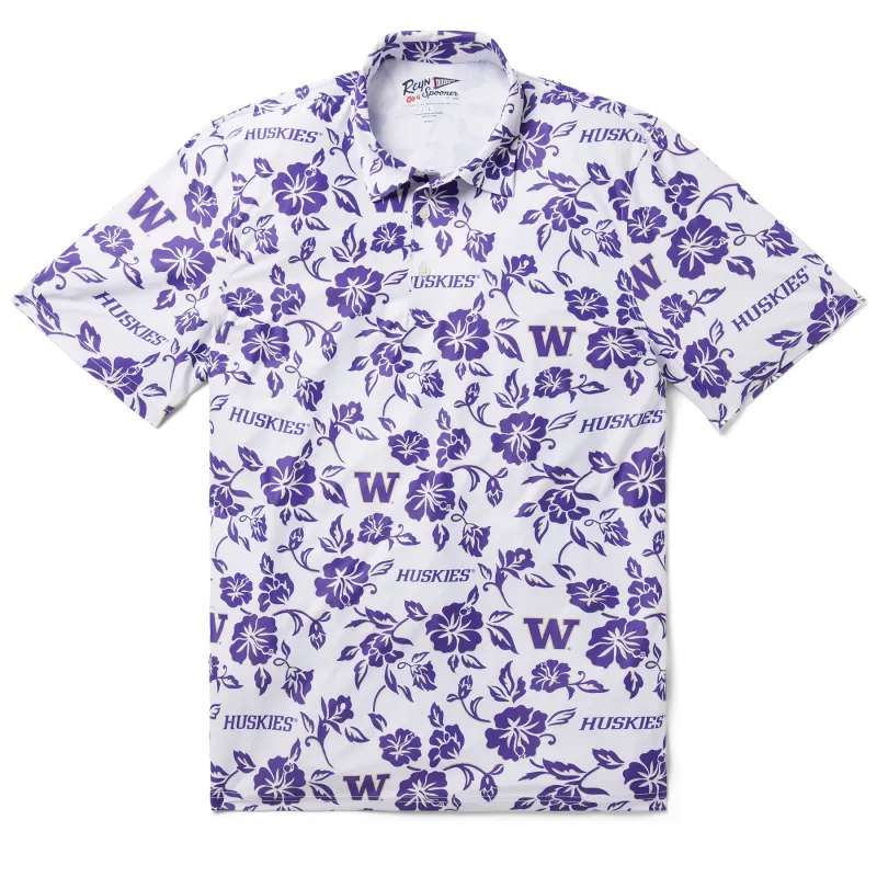 UNIVERSITY OF WASHINGTON GAME DAY PERFORMANCE POLO sold by Reyn Spooner