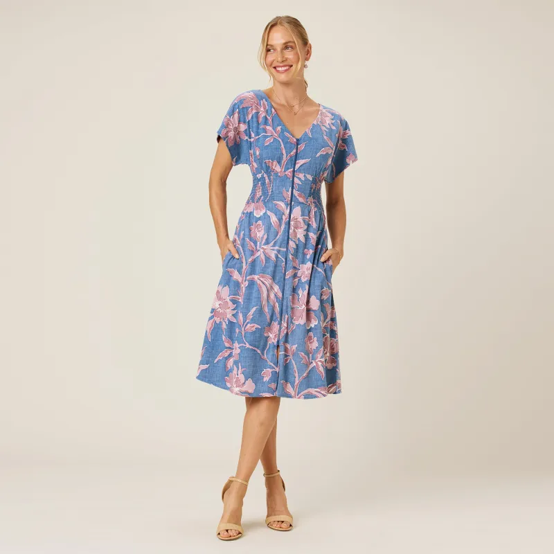 FLORAL VINE SOPHIA DRESS made by Reyn Spooner