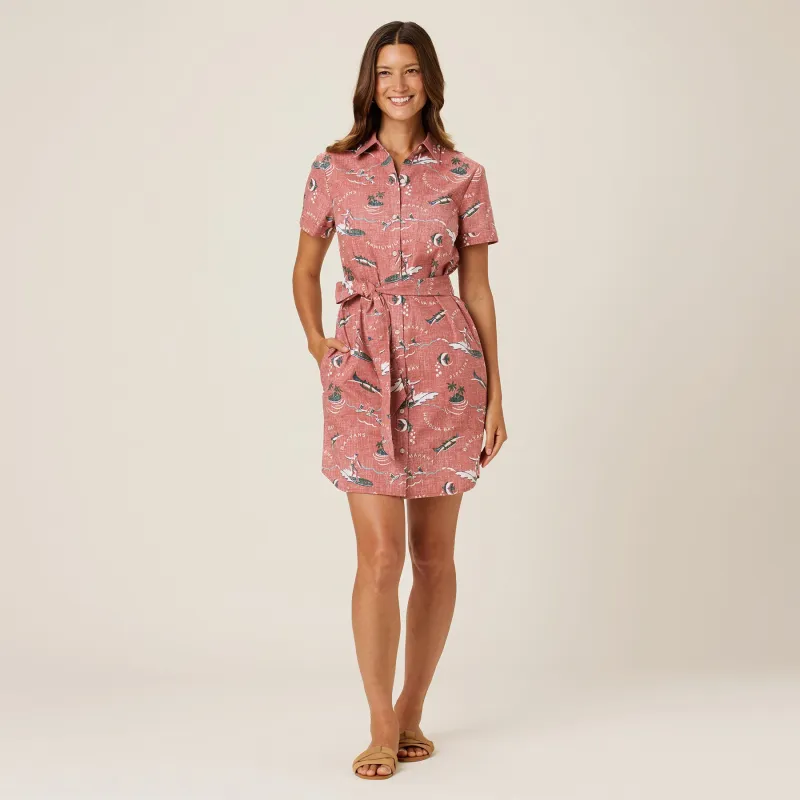 OCEAN CHILLIN' VIOLET DRESS sold by Reyn Spooner