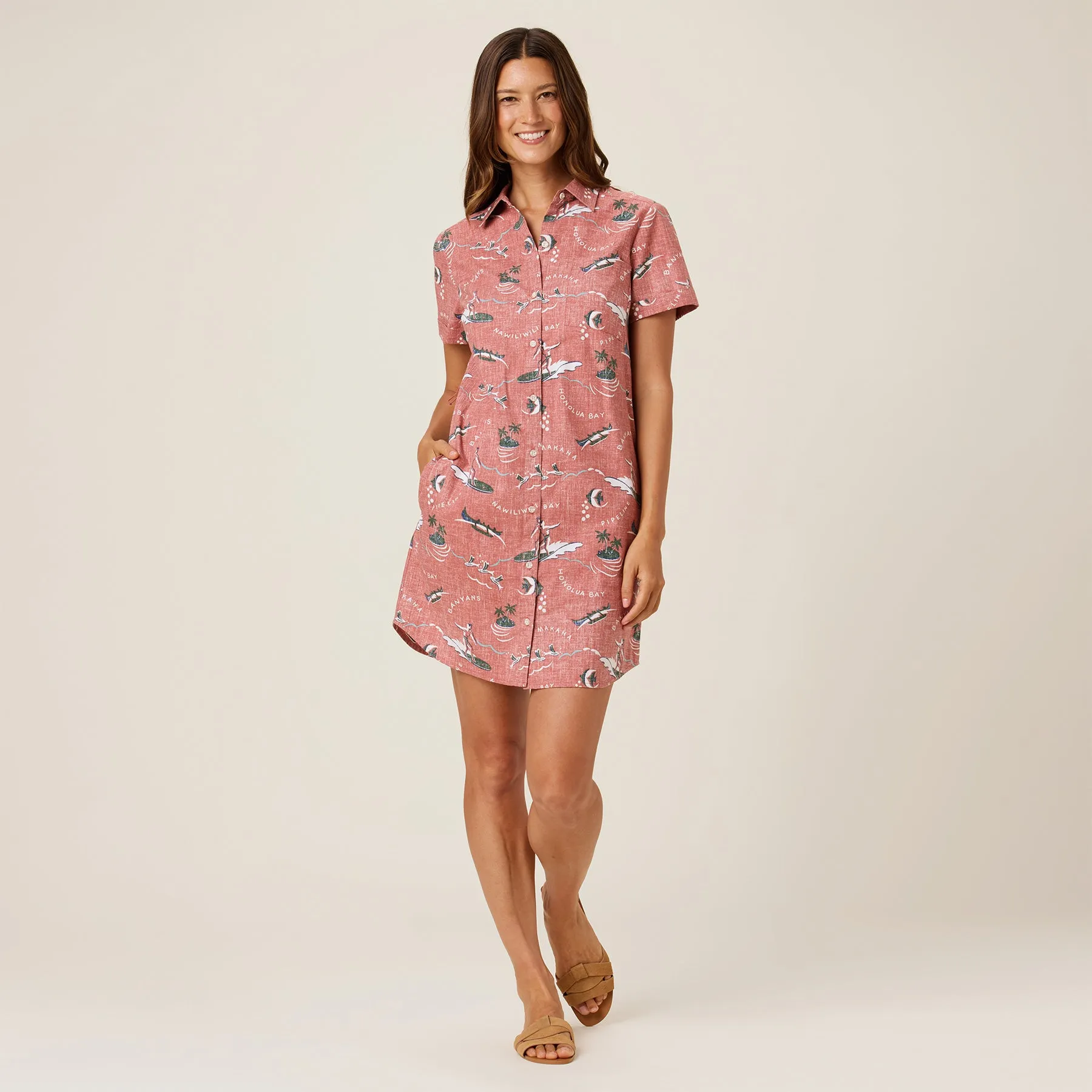 OCEAN CHILLIN' VIOLET DRESS sold by Reyn Spooner product image thumbnail 4