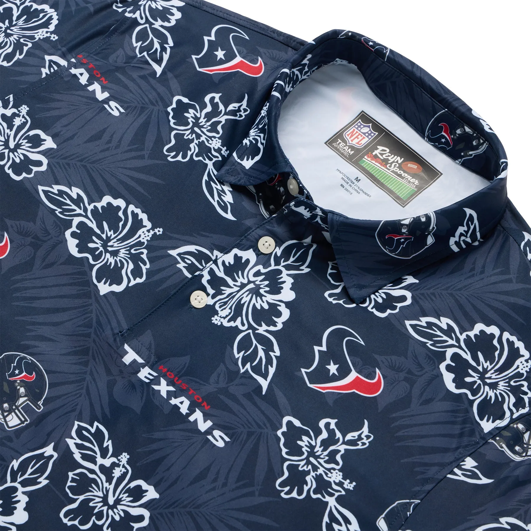 HOUSTON TEXANS PUA PERFORMANCE POLO sold by Reyn Spooner product image thumbnail 2