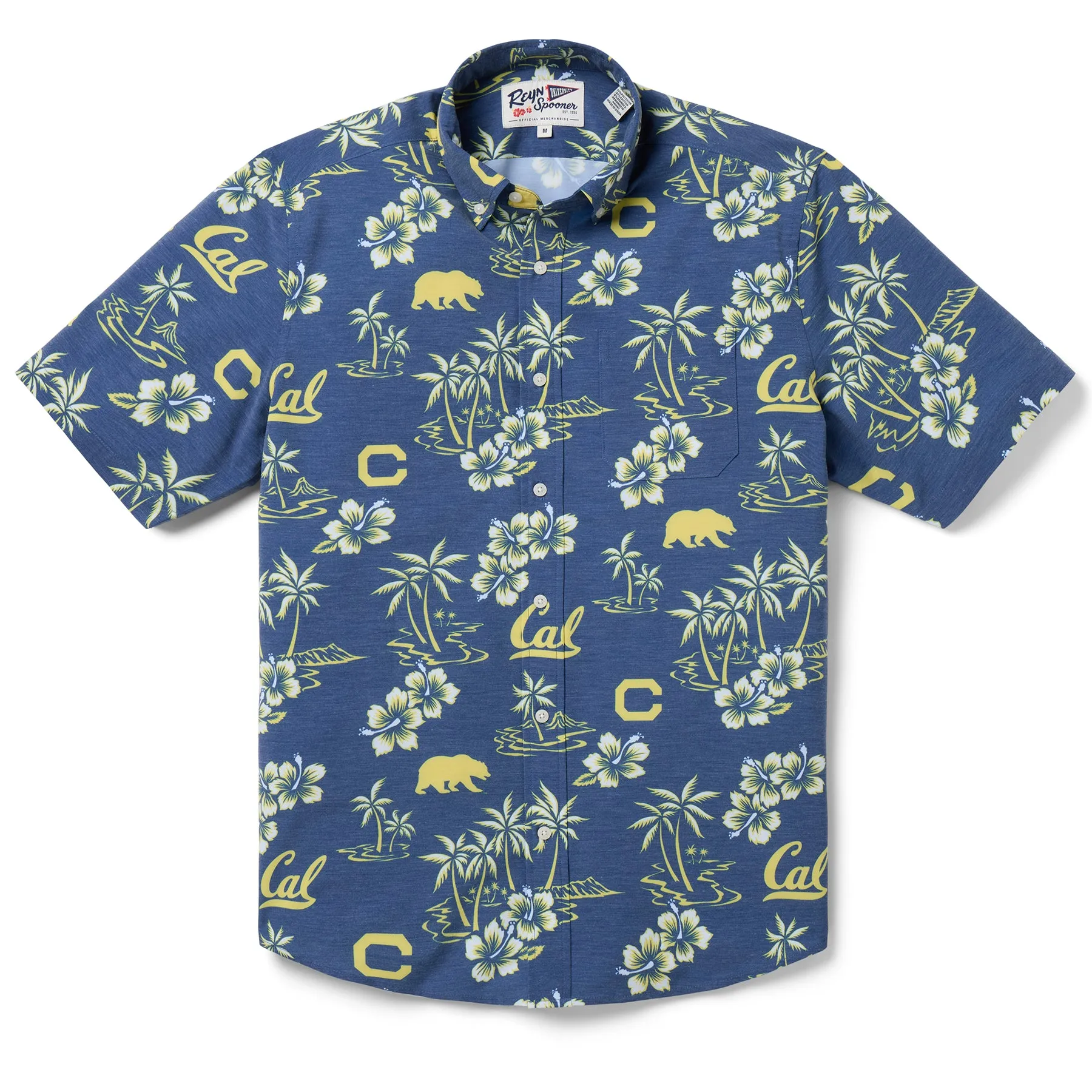 UNIVERSITY OF CALIFORNIA BERKELEY GAME DAY PERFORMANCE BUTTON FRONT sold by Reyn Spooner