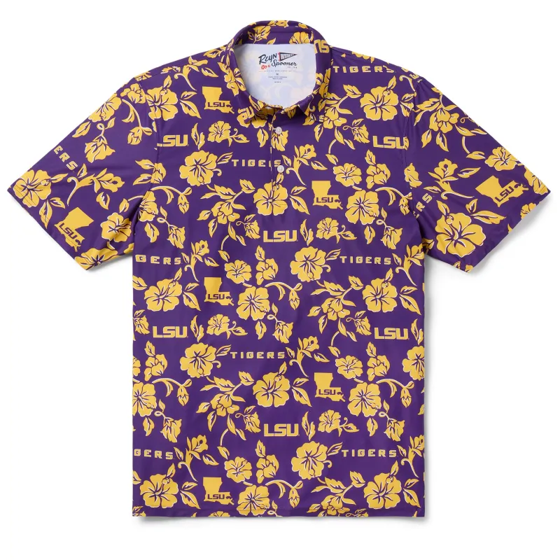 LOUISIANA STATE UNIVERSITY GAME DAY PERFORMANCE POLO sold by Reyn Spooner