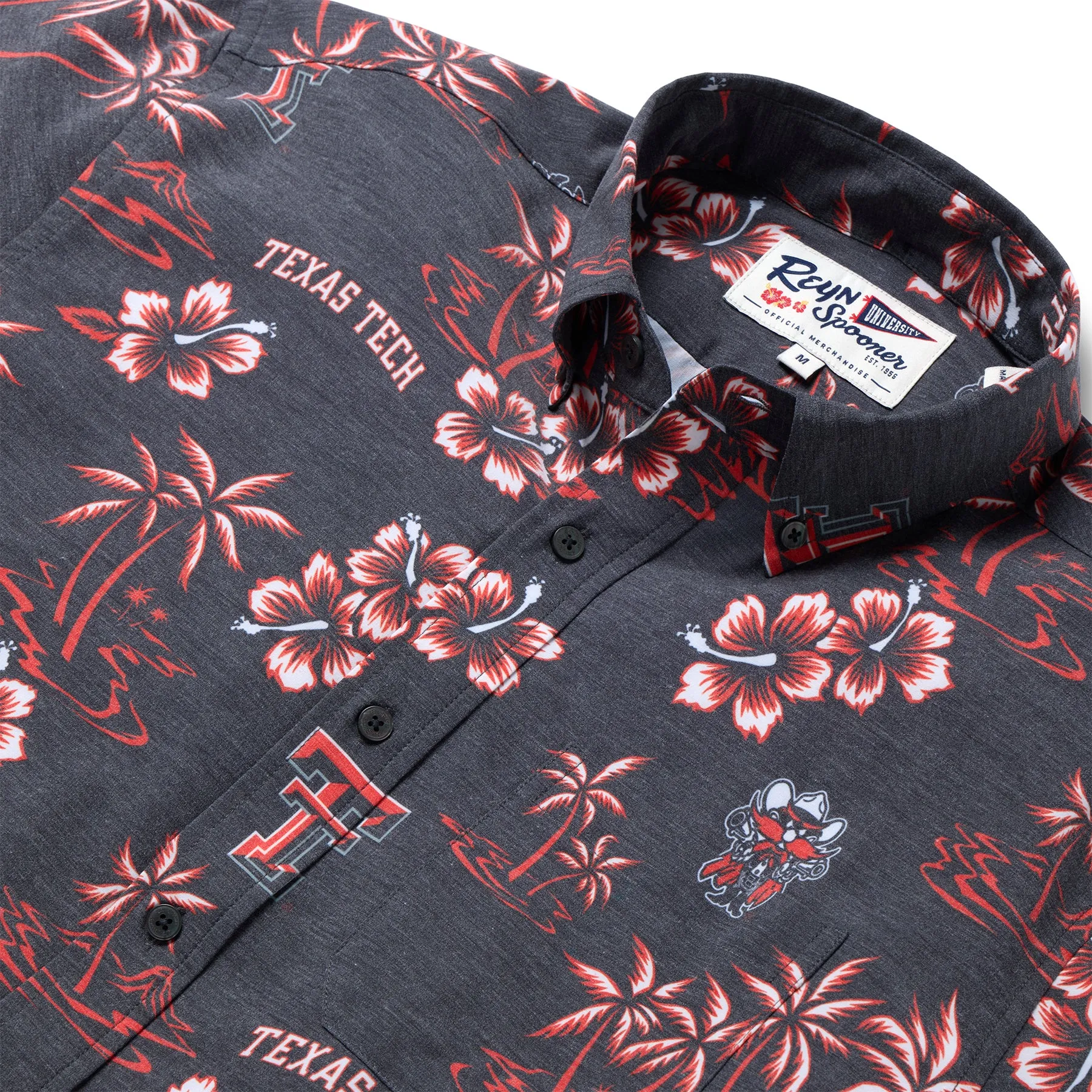 TEXAS TECH UNIVERSITY GAME DAY PERFORMANCE BUTTON FRONT sold by Reyn Spooner product image thumbnail 2