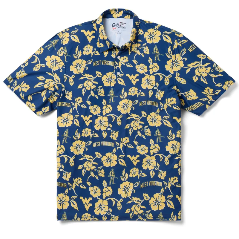WEST VIRGINIA UNIVERSITY GAME DAY PERFORMANCE POLO sold by Reyn Spooner