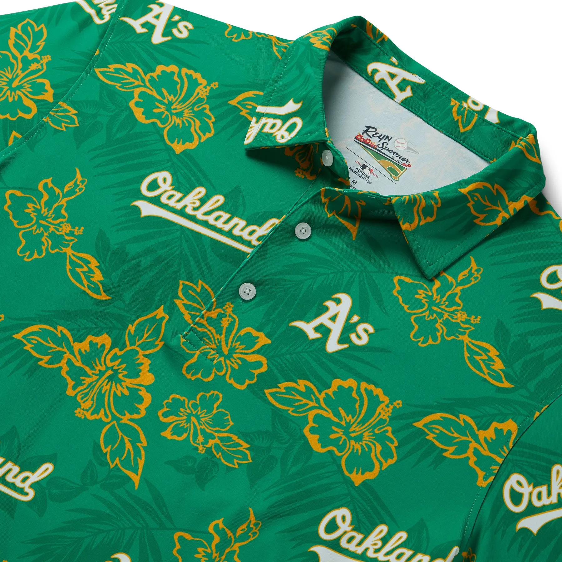 MLB® OAKLAND ATHLETICS PUA PERFORMANCE POLO sold by Reyn Spooner product image thumbnail 2
