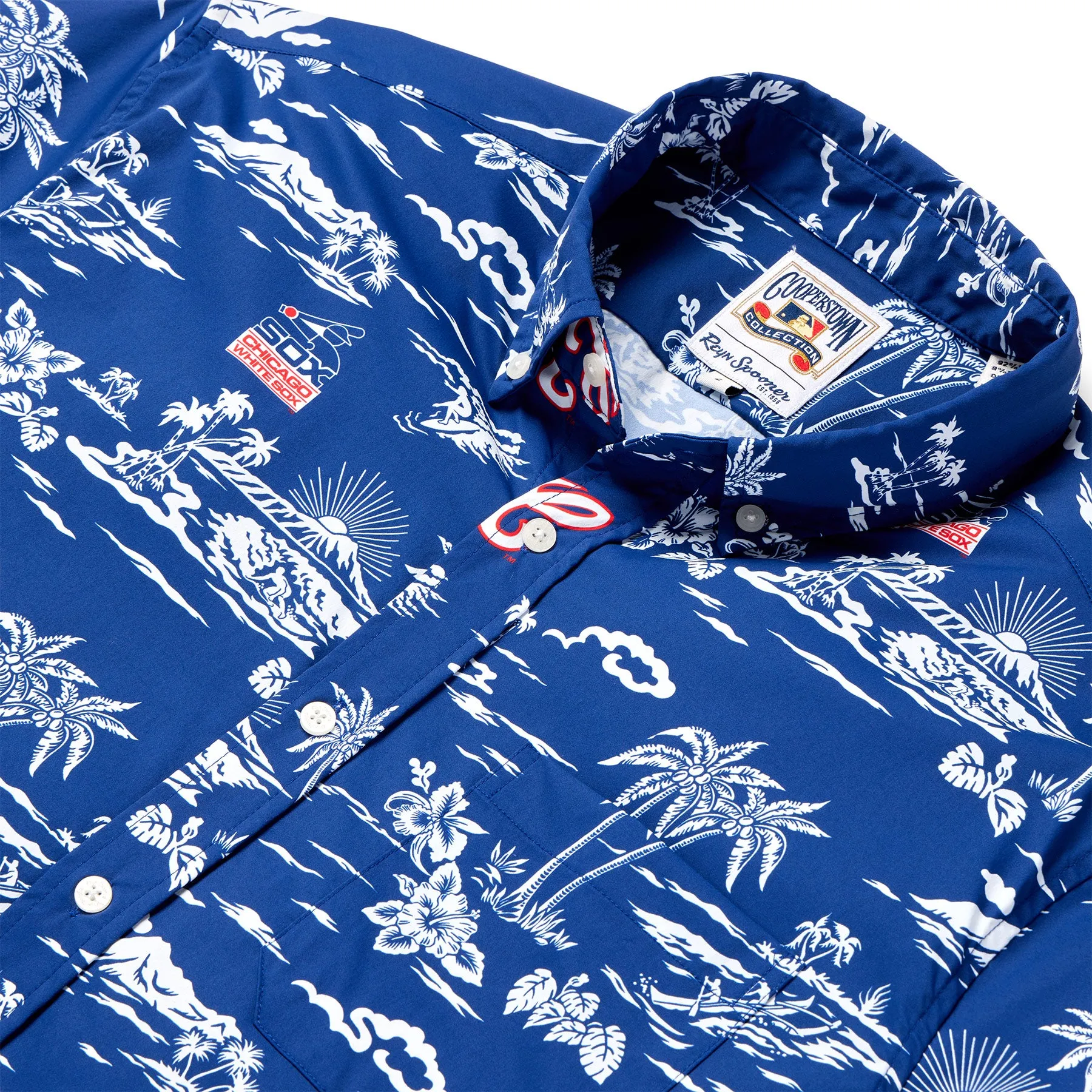 MLB® CHICAGO WHITE SOX COOPERSTOWN PERFORMANCE ALOHA SHIRT sold by Reyn Spooner product image thumbnail 2