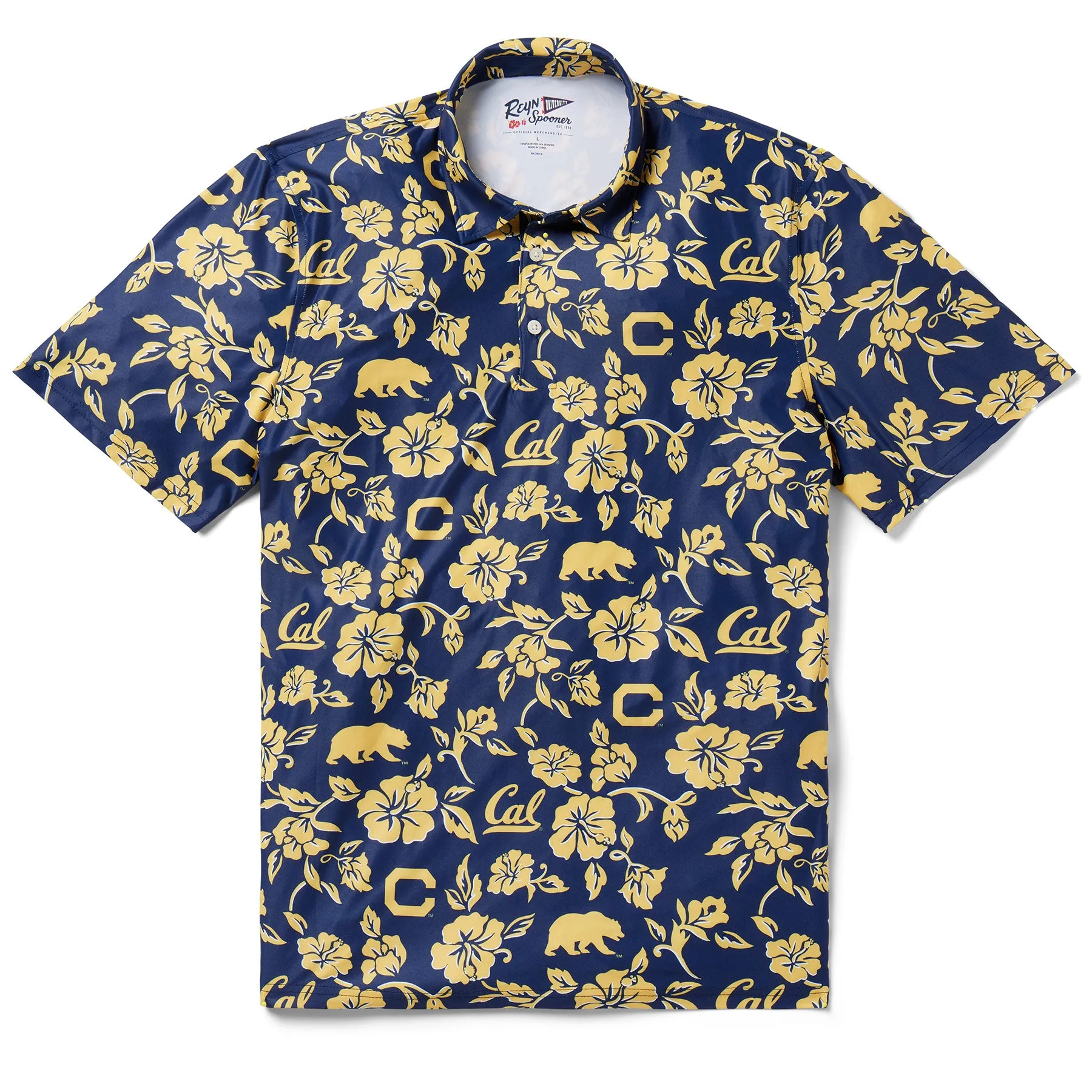 UNIVERSITY OF CALIFORNIA BERKELEY GAME DAY PERFORMANCE POLO sold by Reyn Spooner