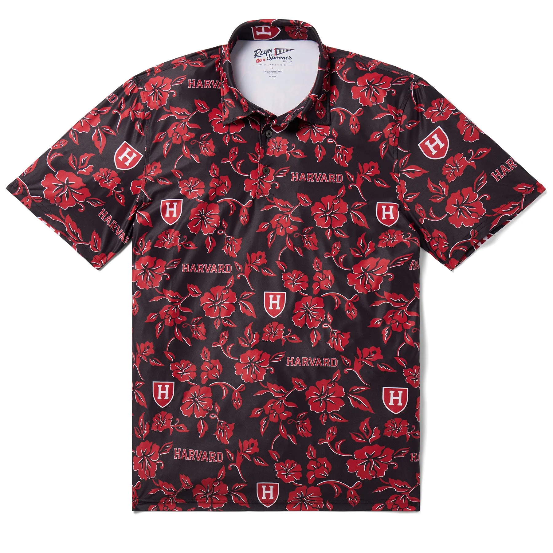 HARVARD UNIVERSITY GAME DAY PERFORMANCE POLO sold by Reyn Spooner