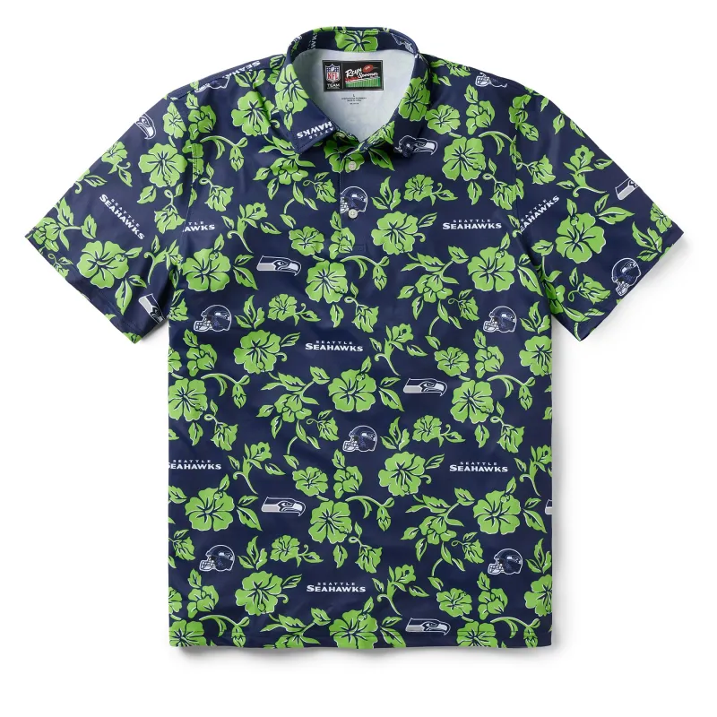SEATTLE SEAHAWKS PUA PERFORMANCE POLO sold by Reyn Spooner