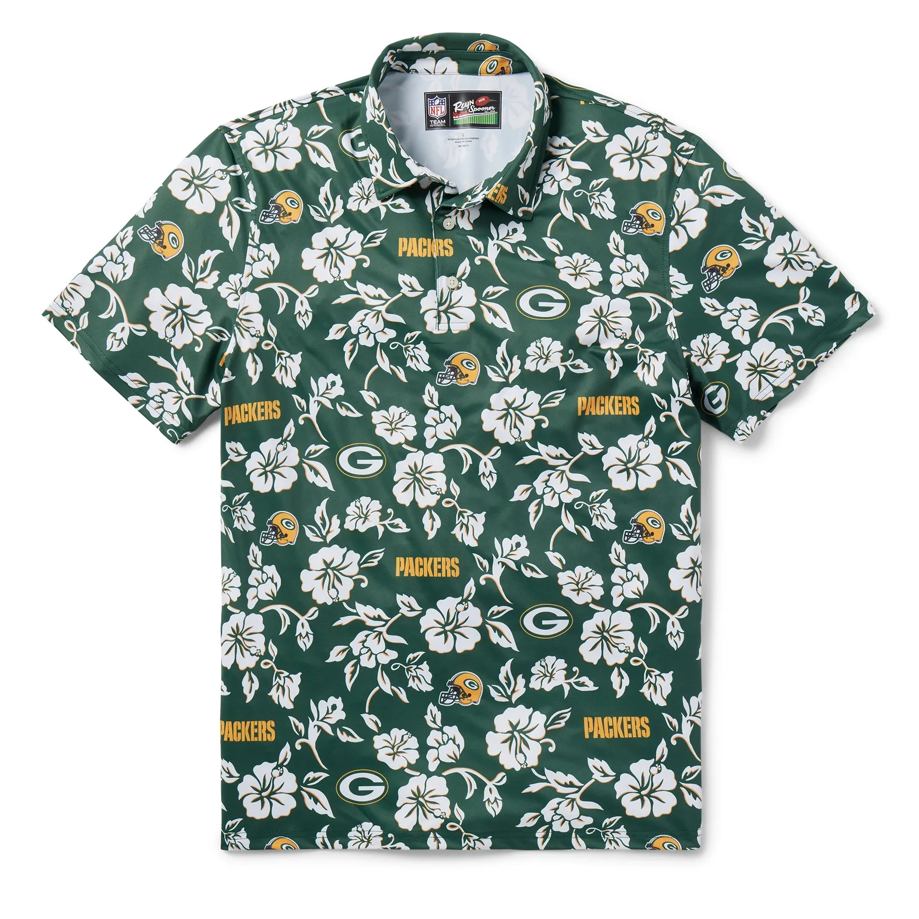GREEN BAY PACKERS PUA PERFORMANCE POLO sold by Reyn Spooner