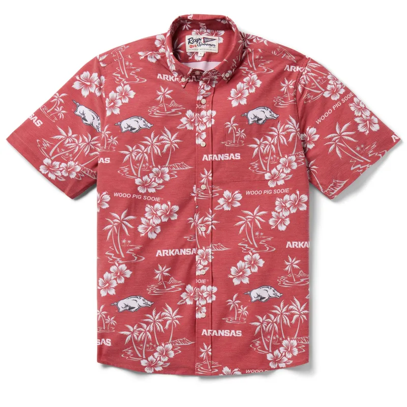 UNIVERSITY OF ARKANSAS GAME DAY PERFORMANCE BUTTON FRONT sold by Reyn Spooner