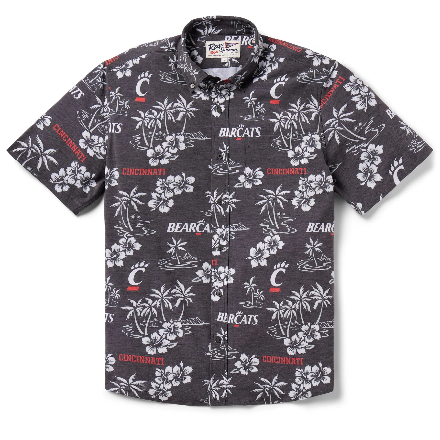 UNIVERSITY OF CINCINNATI GAME DAY PERFORMANCE BUTTON FRONT sold by Reyn Spooner