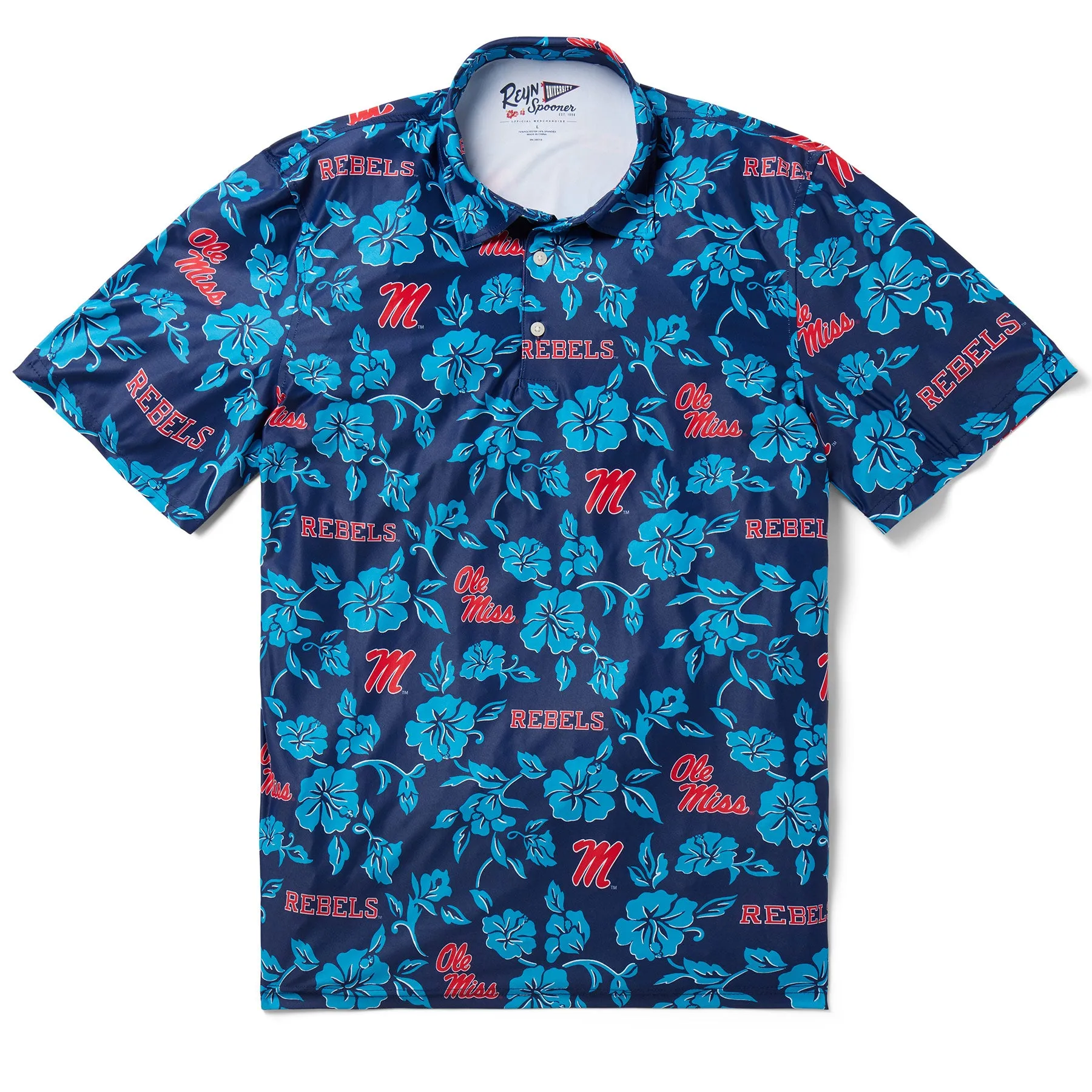 UNIVERSITY OF MISSISSIPPI GAME DAY PERFORMANCE POLO sold by Reyn Spooner