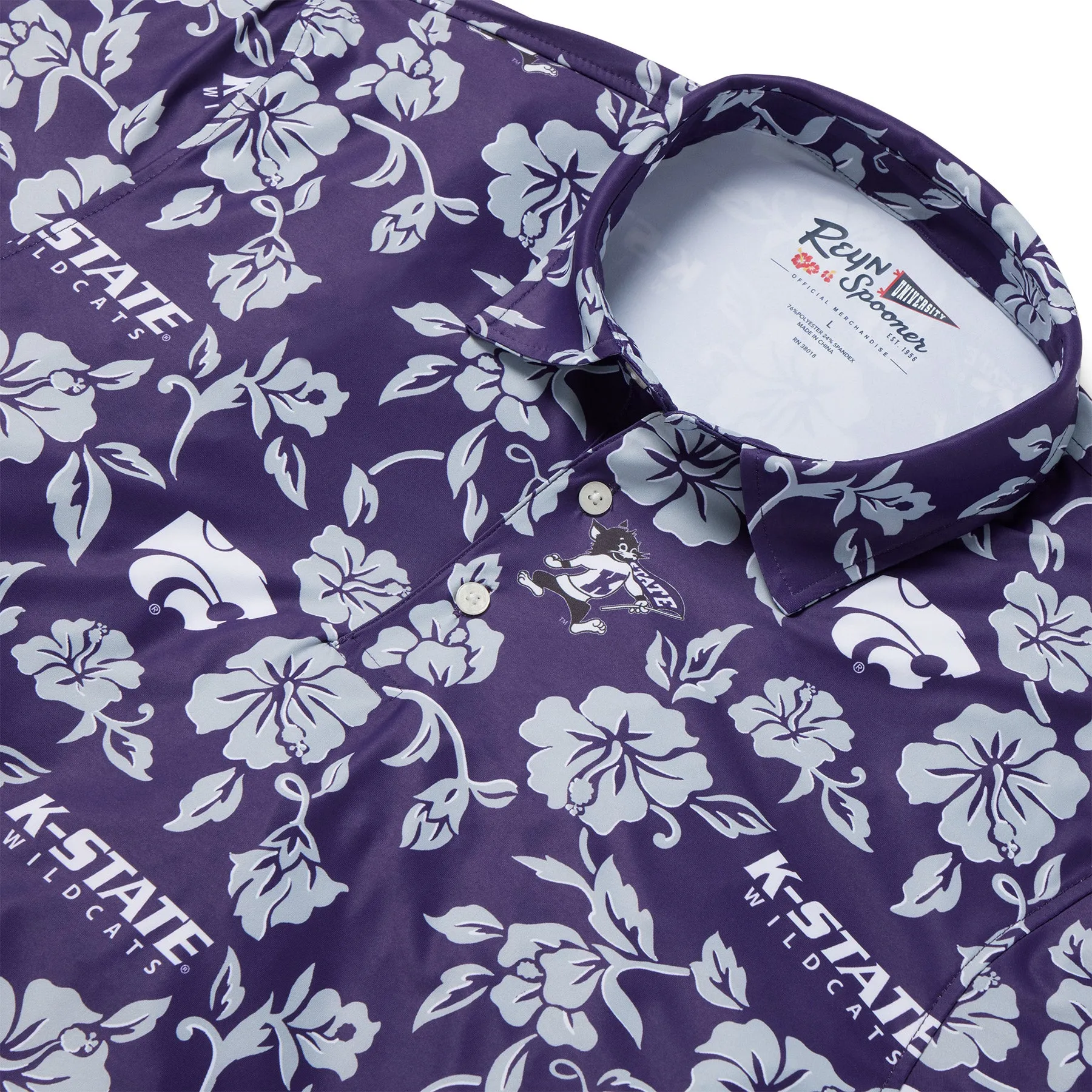 KANSAS STATE UNIVERSITY GAME DAY PERFORMANCE POLO sold by Reyn Spooner product image thumbnail 2