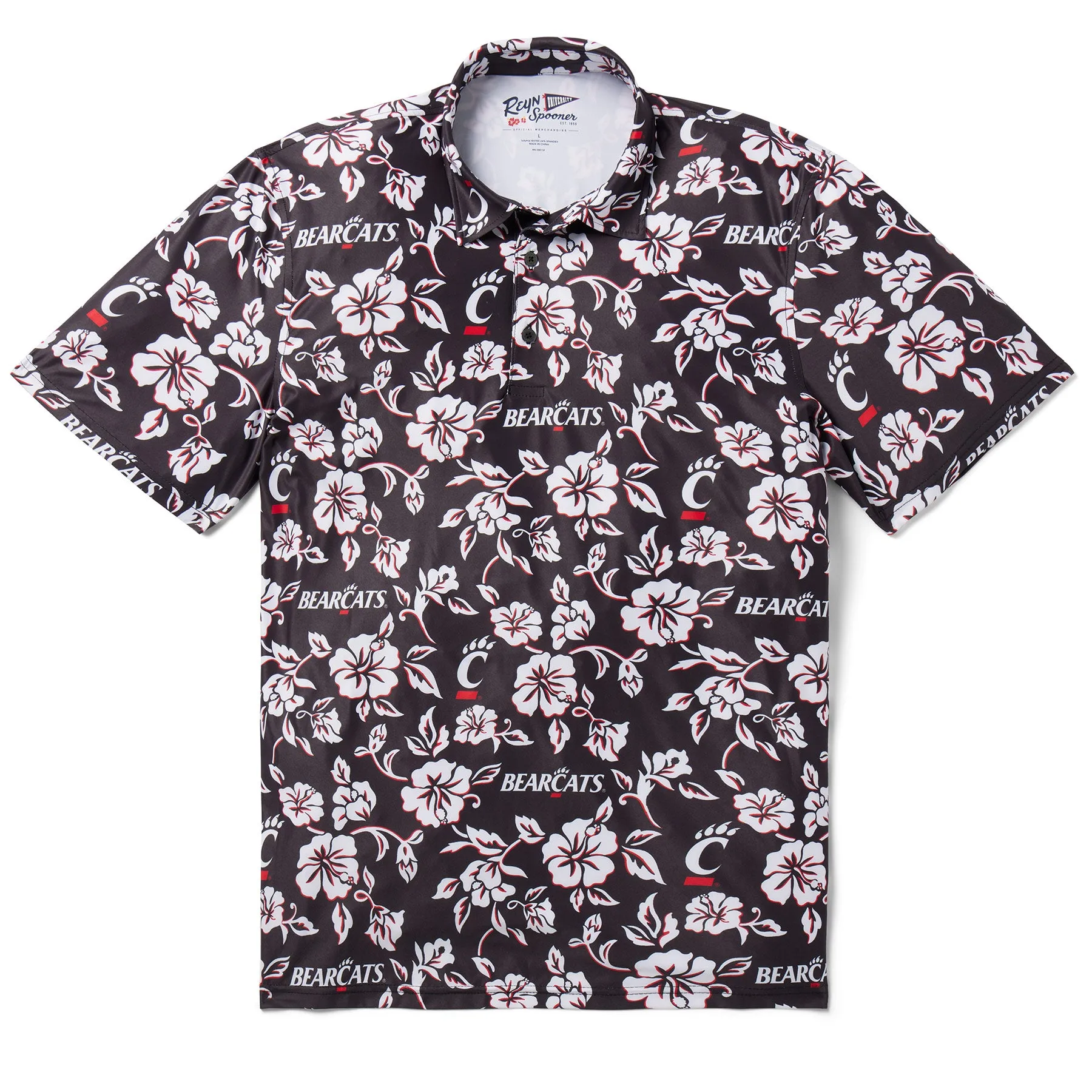 UNIVERSITY OF CINCINNATI GAME DAY PERFORMANCE POLO sold by Reyn Spooner