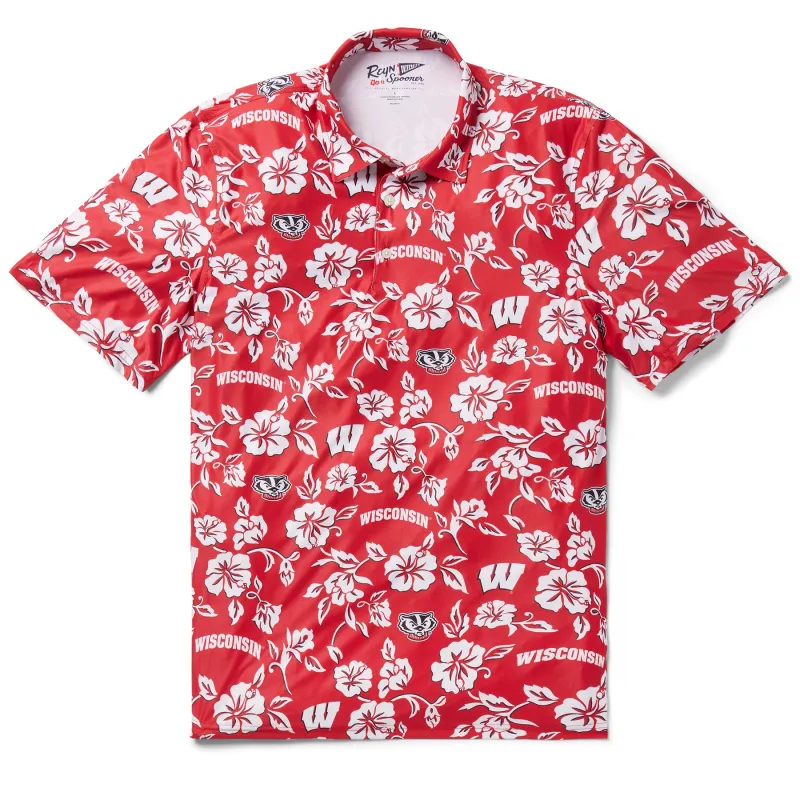 UNIVERSITY OF WISCONSIN GAME DAY PERFORMANCE POLO sold by Reyn Spooner