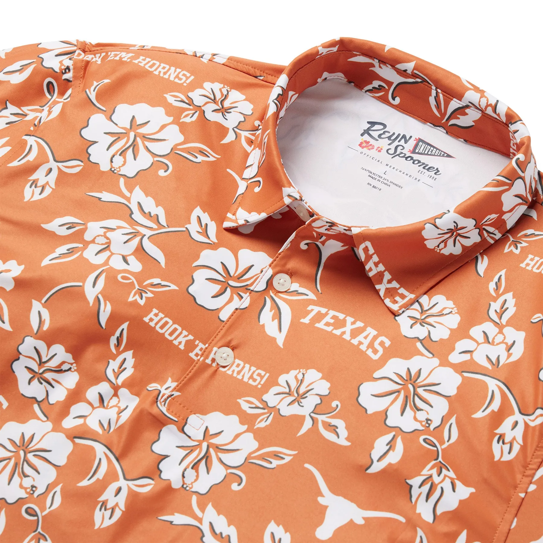 UNIVERSITY OF TEXAS GAME DAY PERFORMANCE POLO sold by Reyn Spooner product image thumbnail 2