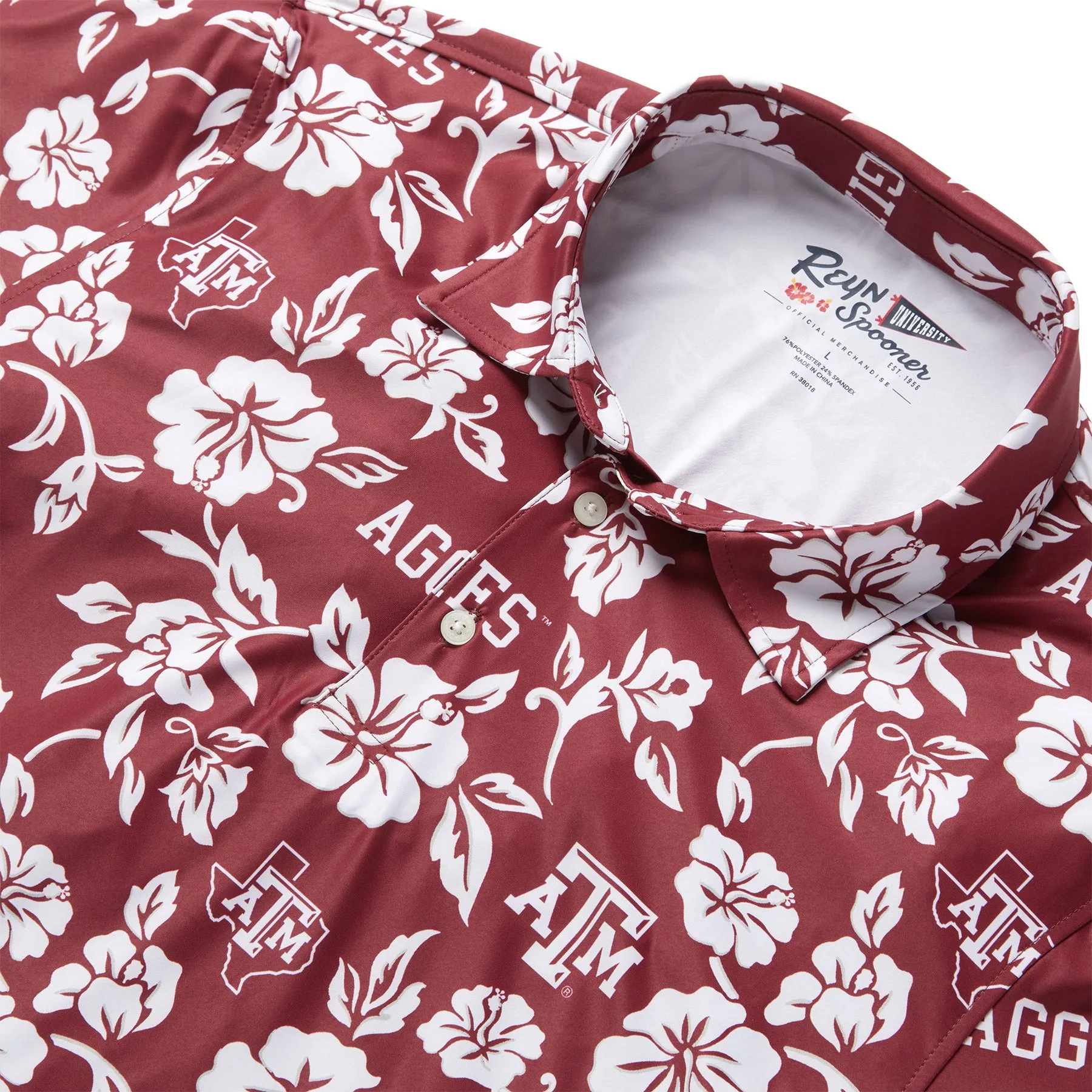 TEXAS A&M UNIVERSITY GAME DAY PERFORMANCE POLO sold by Reyn Spooner product image thumbnail 2