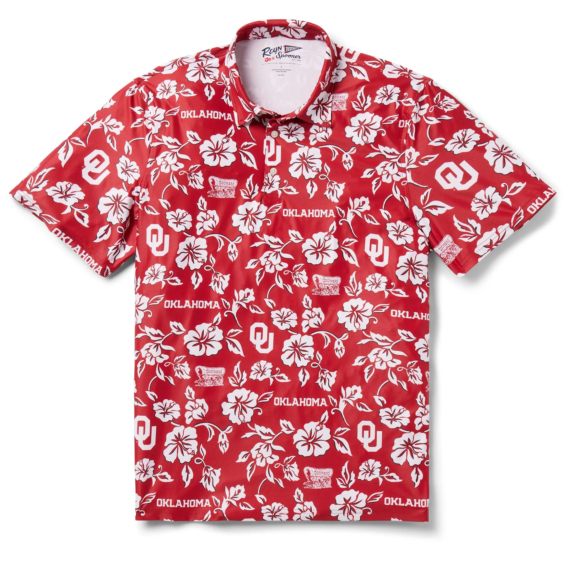 UNIVERSITY OF OKLAHOMA GAME DAY PERFORMANCE POLO sold by Reyn Spooner