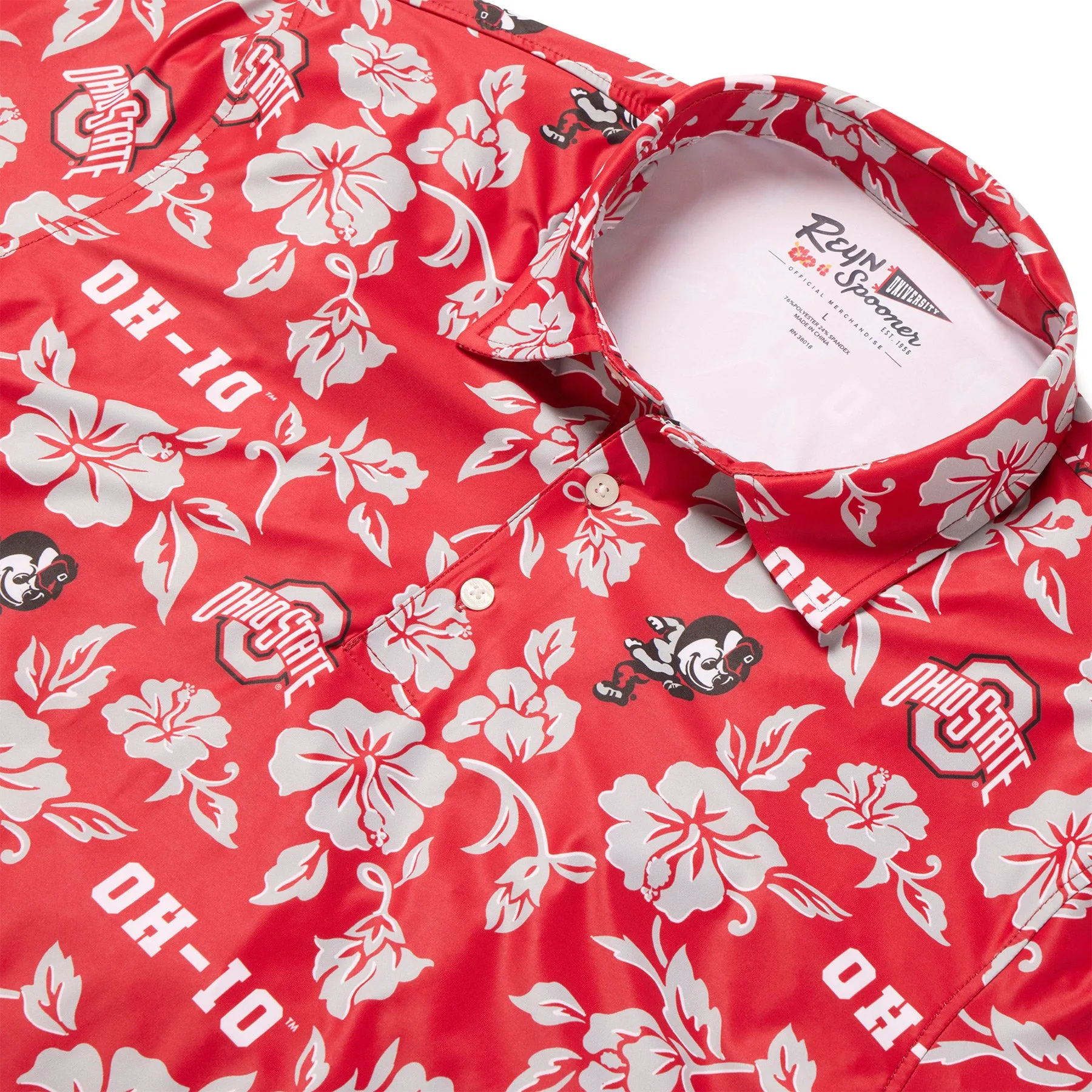 THE OHIO STATE UNIVERSITY GAME DAY PERFORMANCE POLO sold by Reyn Spooner product image thumbnail 2