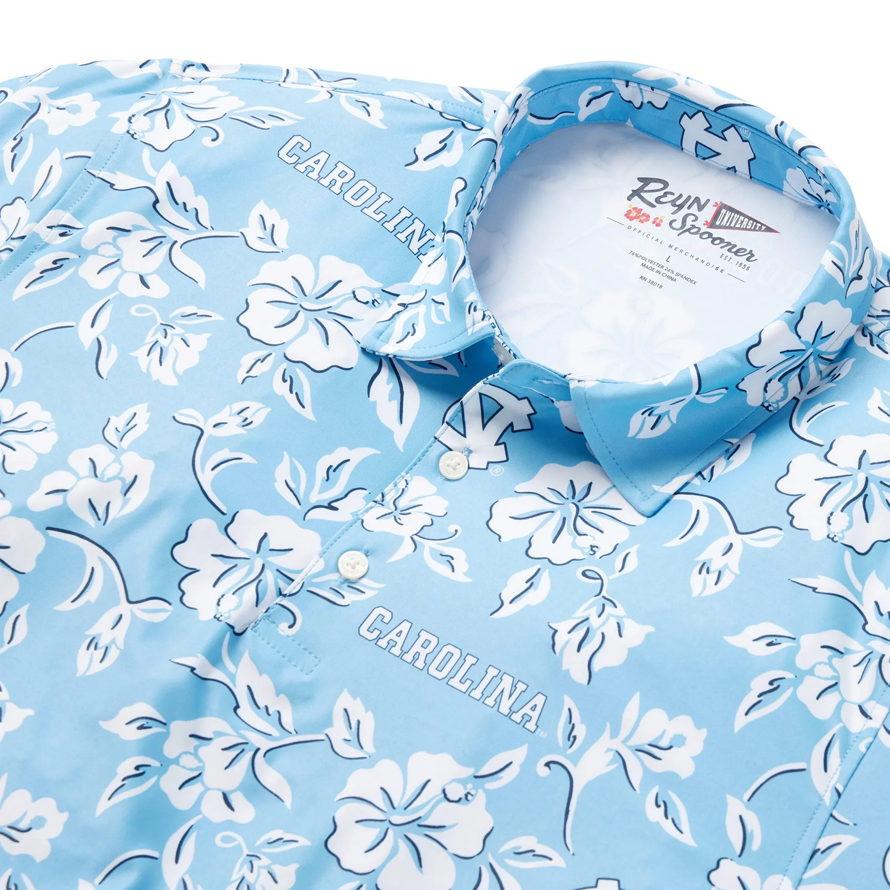 UNIVERSITY OF NORTH CAROLINA GAME DAY PERFORMANCE POLO sold by Reyn Spooner product image thumbnail 2